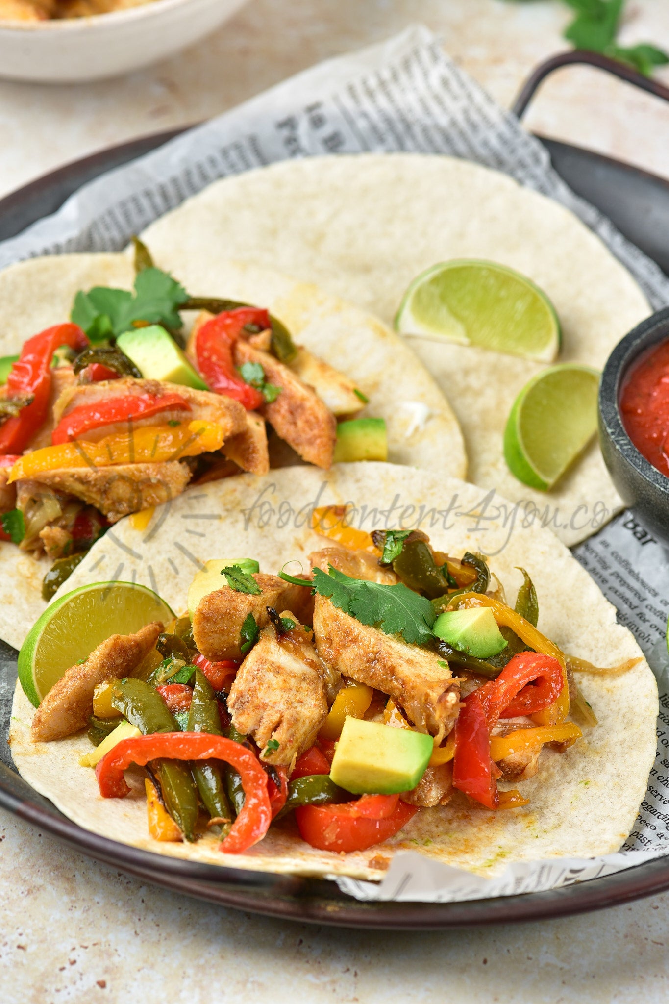 Chicken Fajitas - Set 4 of 5