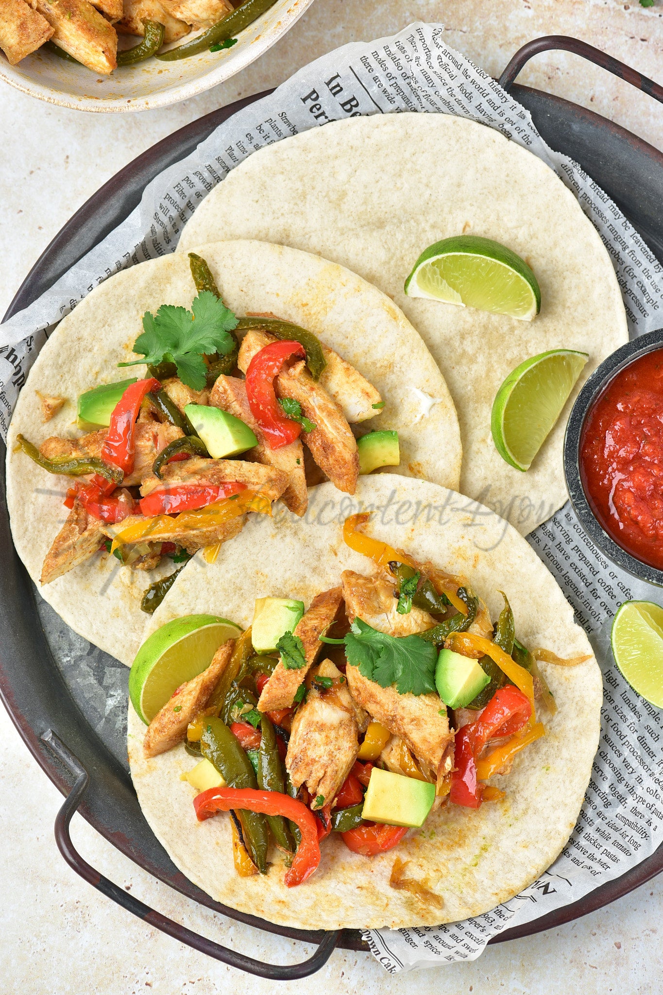 Chicken Fajitas - Set 4 of 5