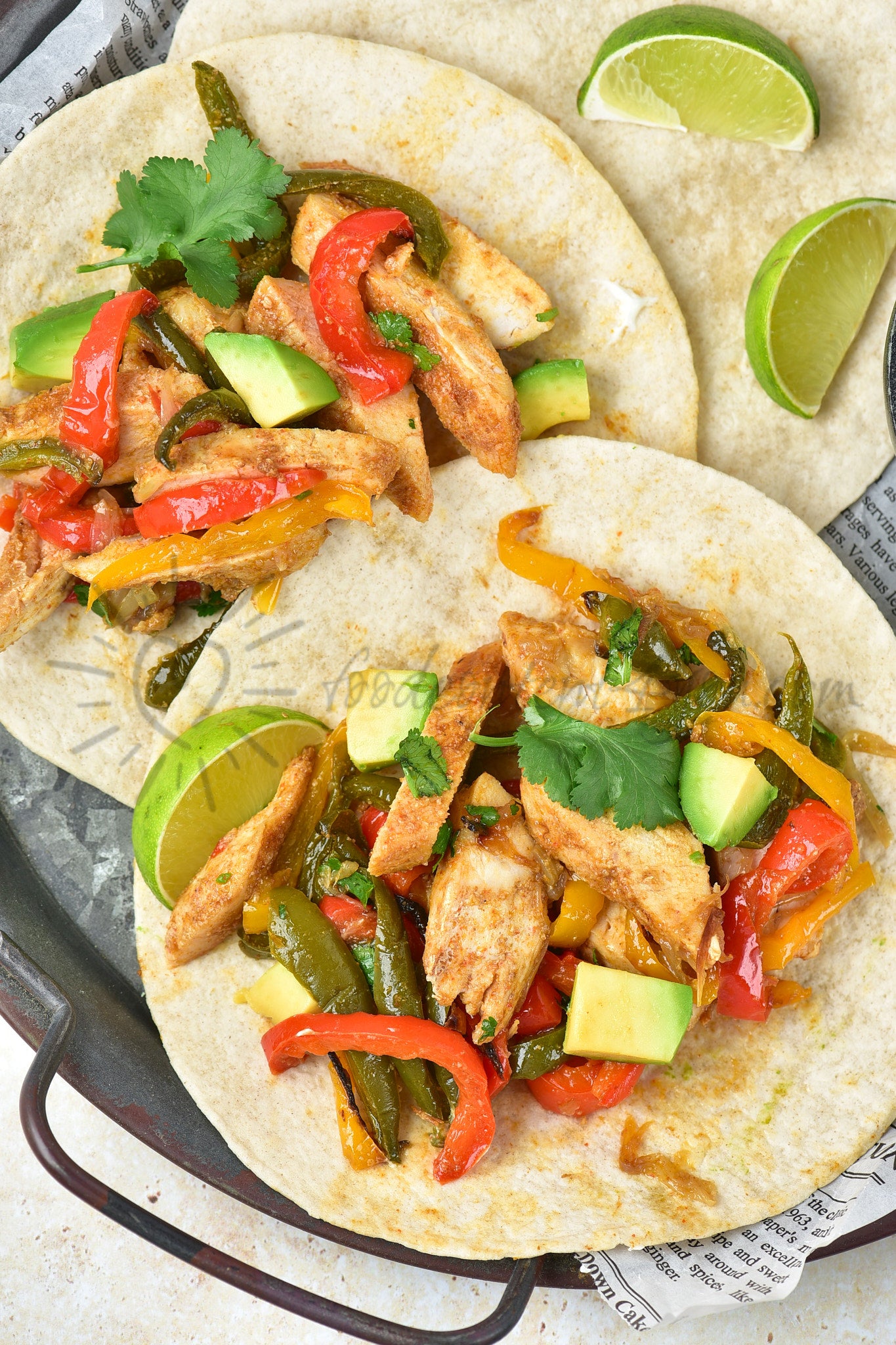 Chicken Fajitas - Set 4 of 5
