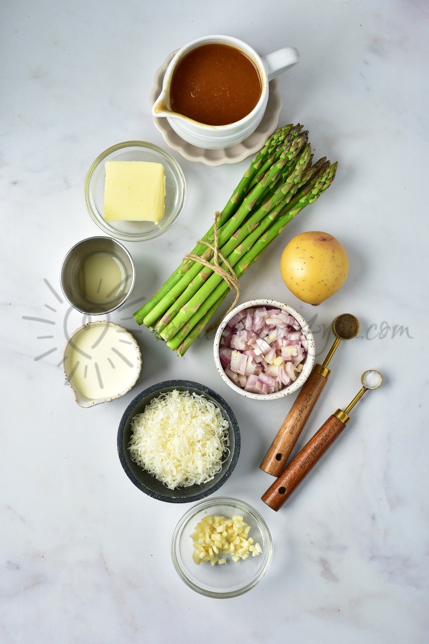 Creamy Asparagus Soup - Set 1 of 5