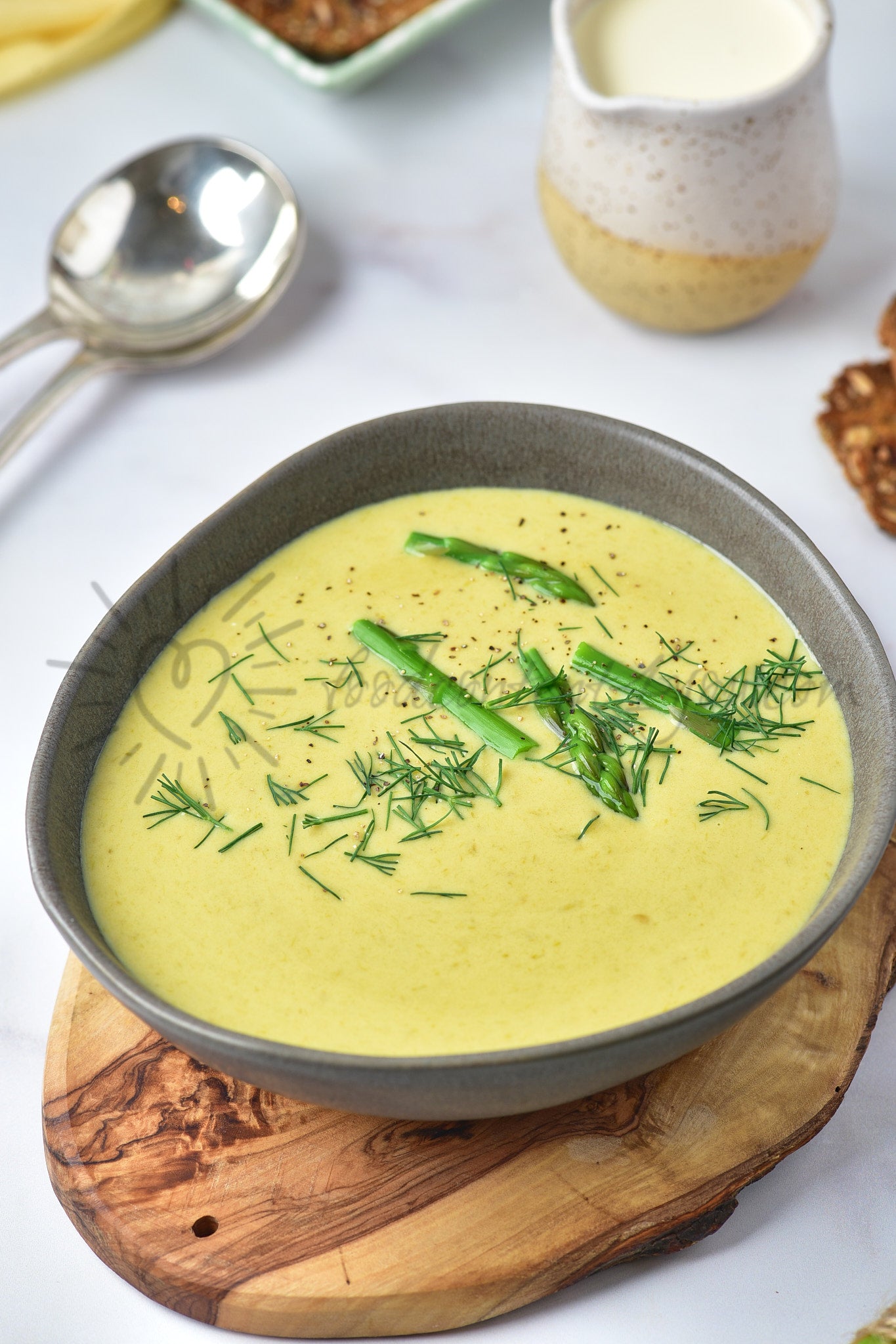 Creamy Asparagus Soup - Set 1 of 5