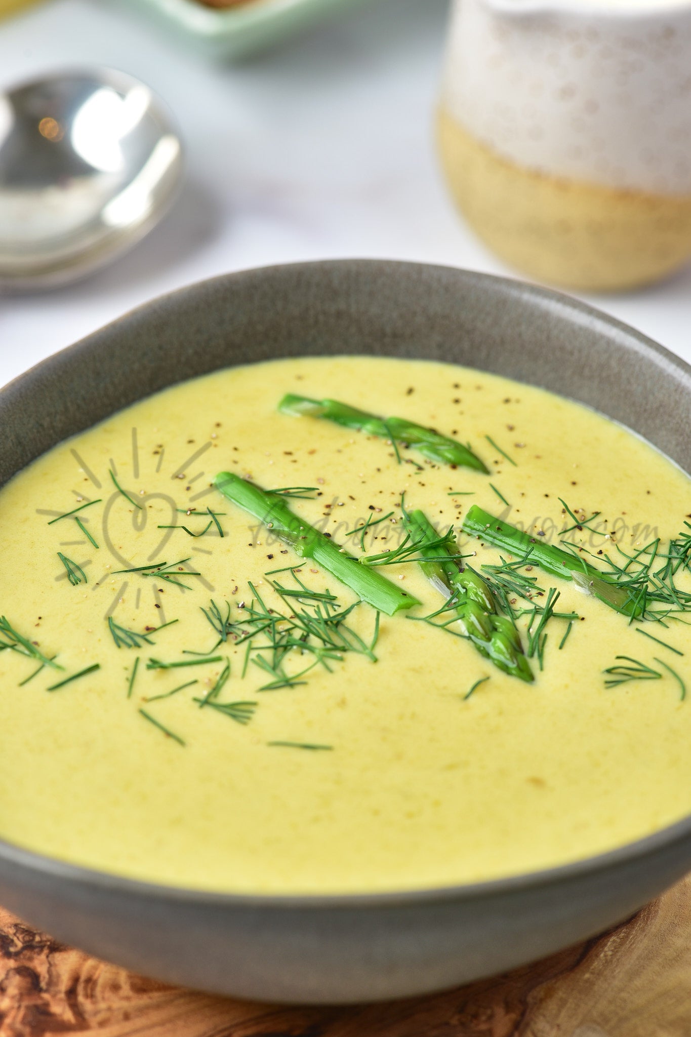 Creamy Asparagus Soup - Set 1 of 5