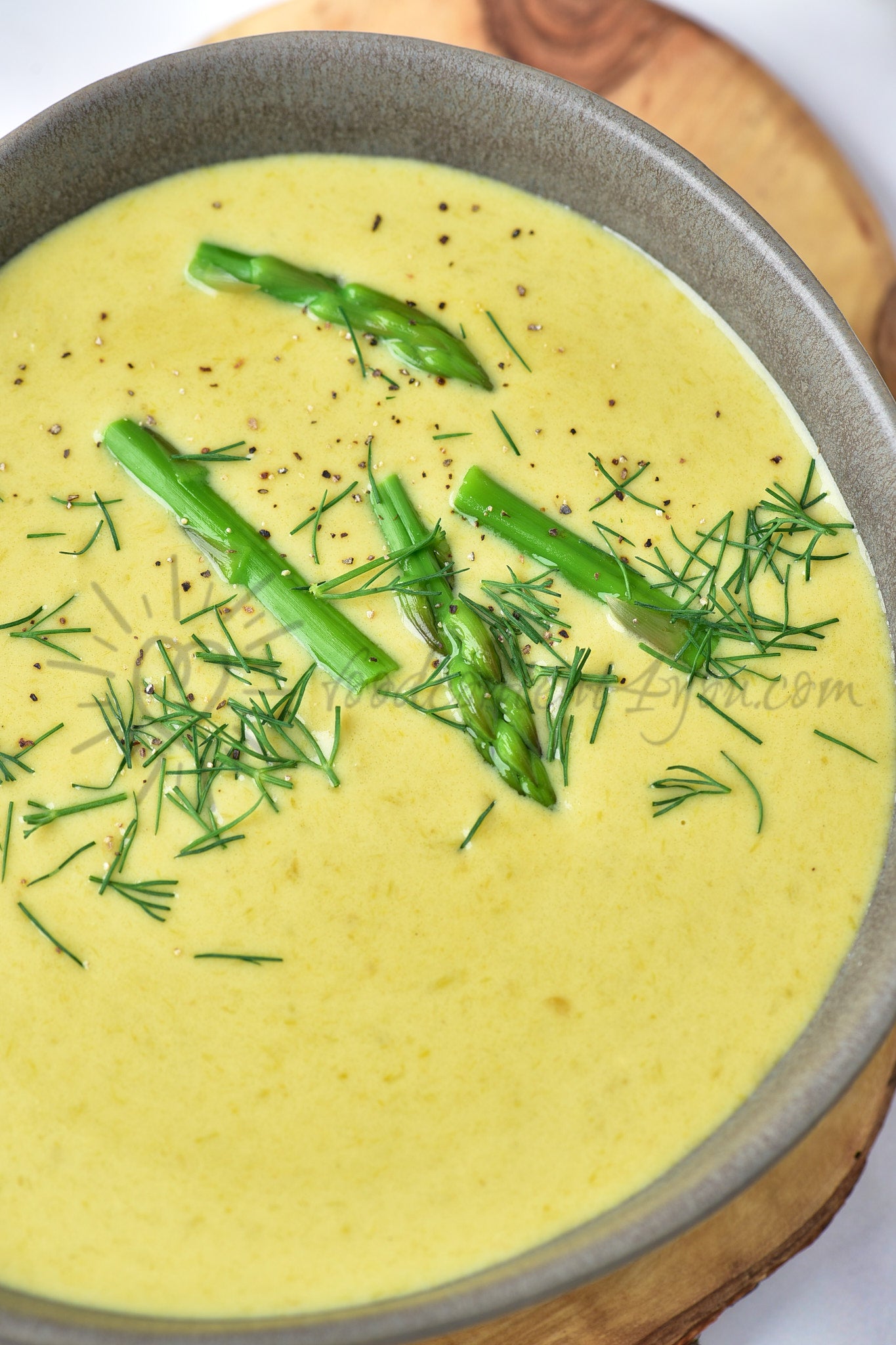 Creamy Asparagus Soup - Set 1 of 5