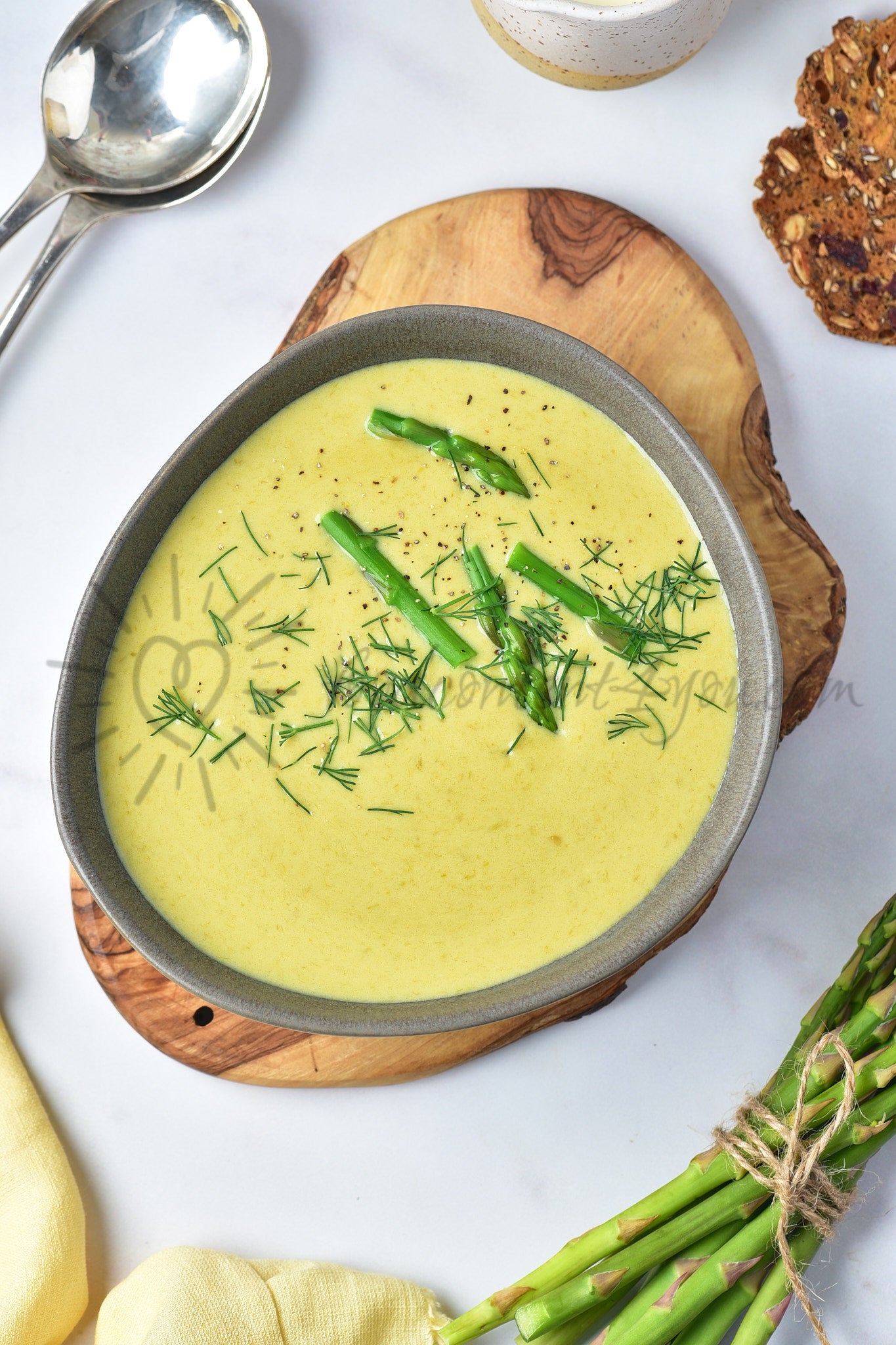 Creamy Asparagus Soup - Set 1 of 5