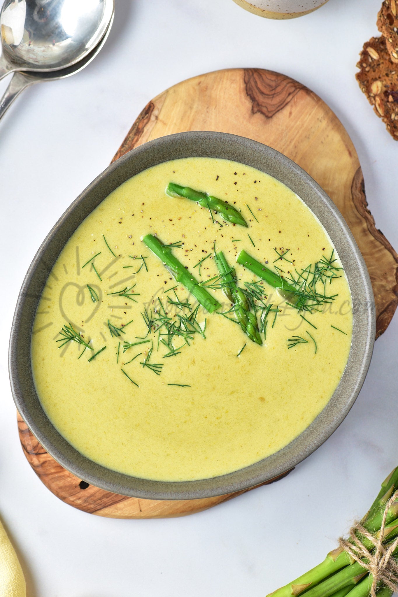Creamy Asparagus Soup - Set 1 of 5