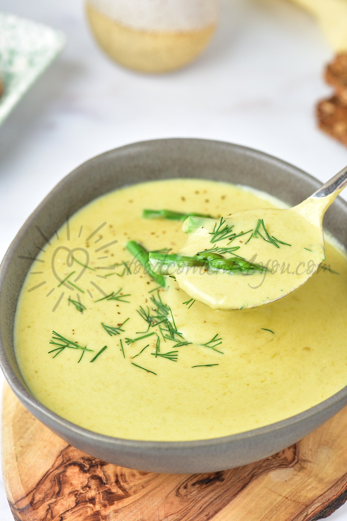 Creamy Asparagus Soup - Set 1 of 5