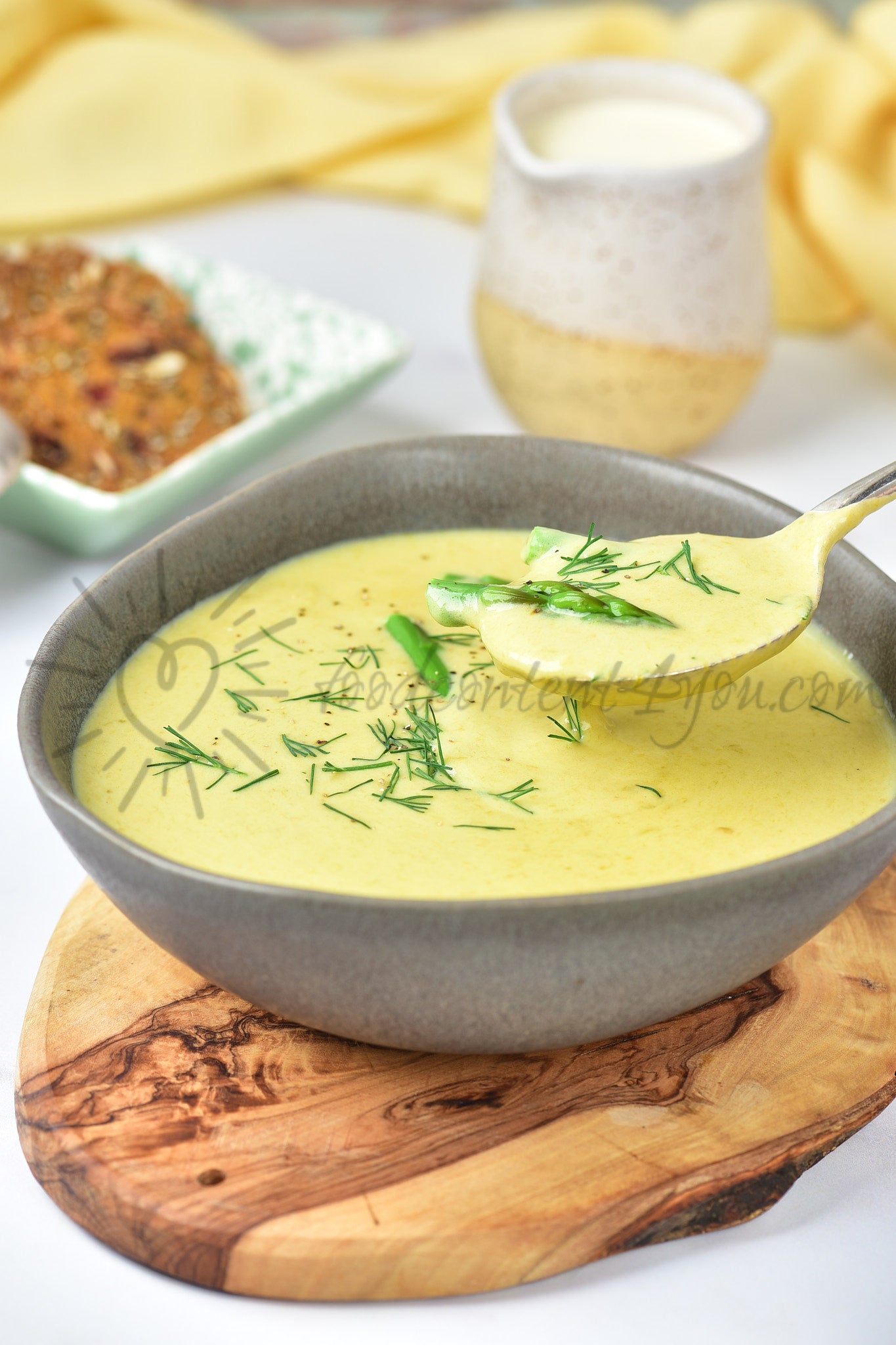 Creamy Asparagus Soup - Set 1 of 5