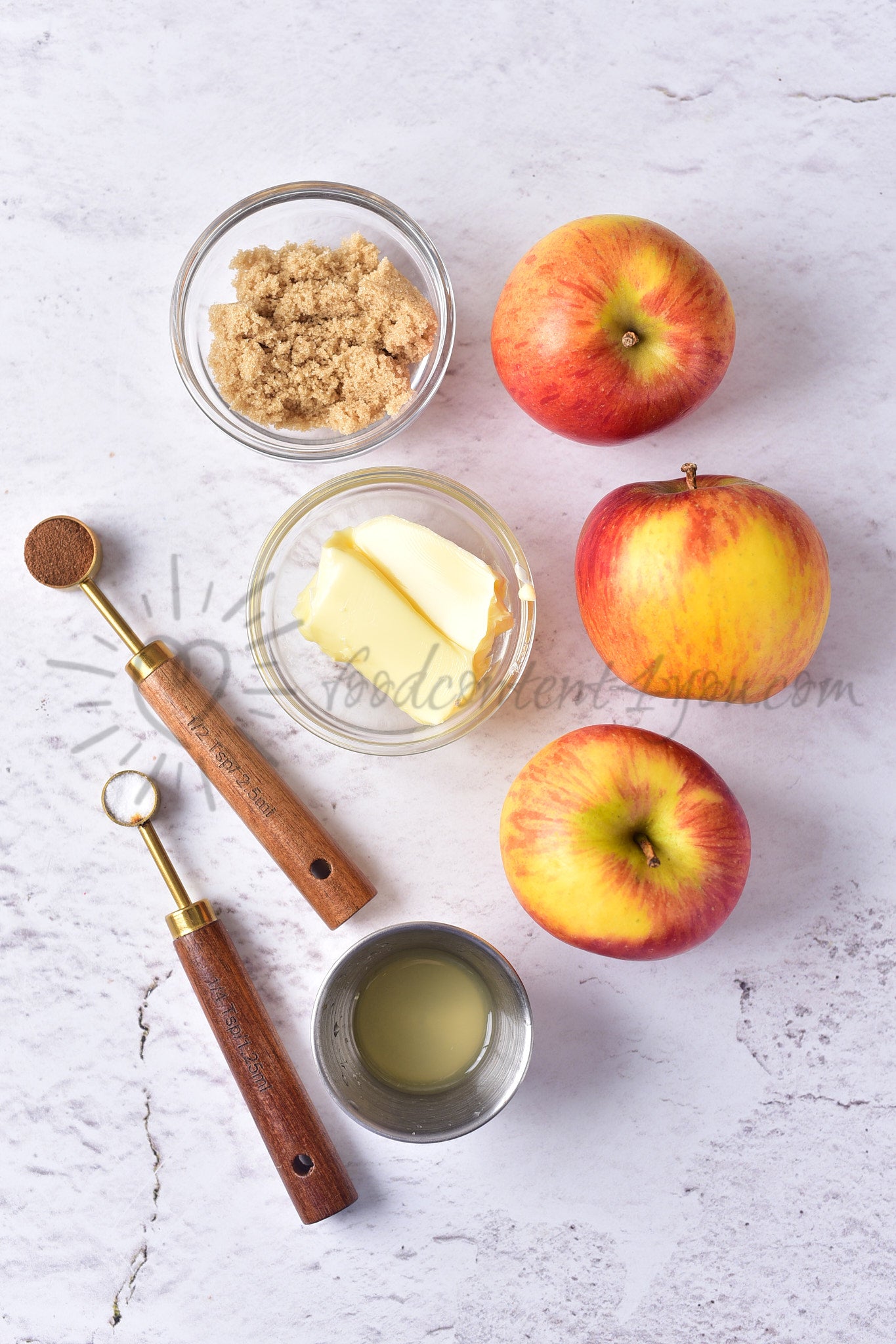 Caramelized Apples - Set 5 of 5