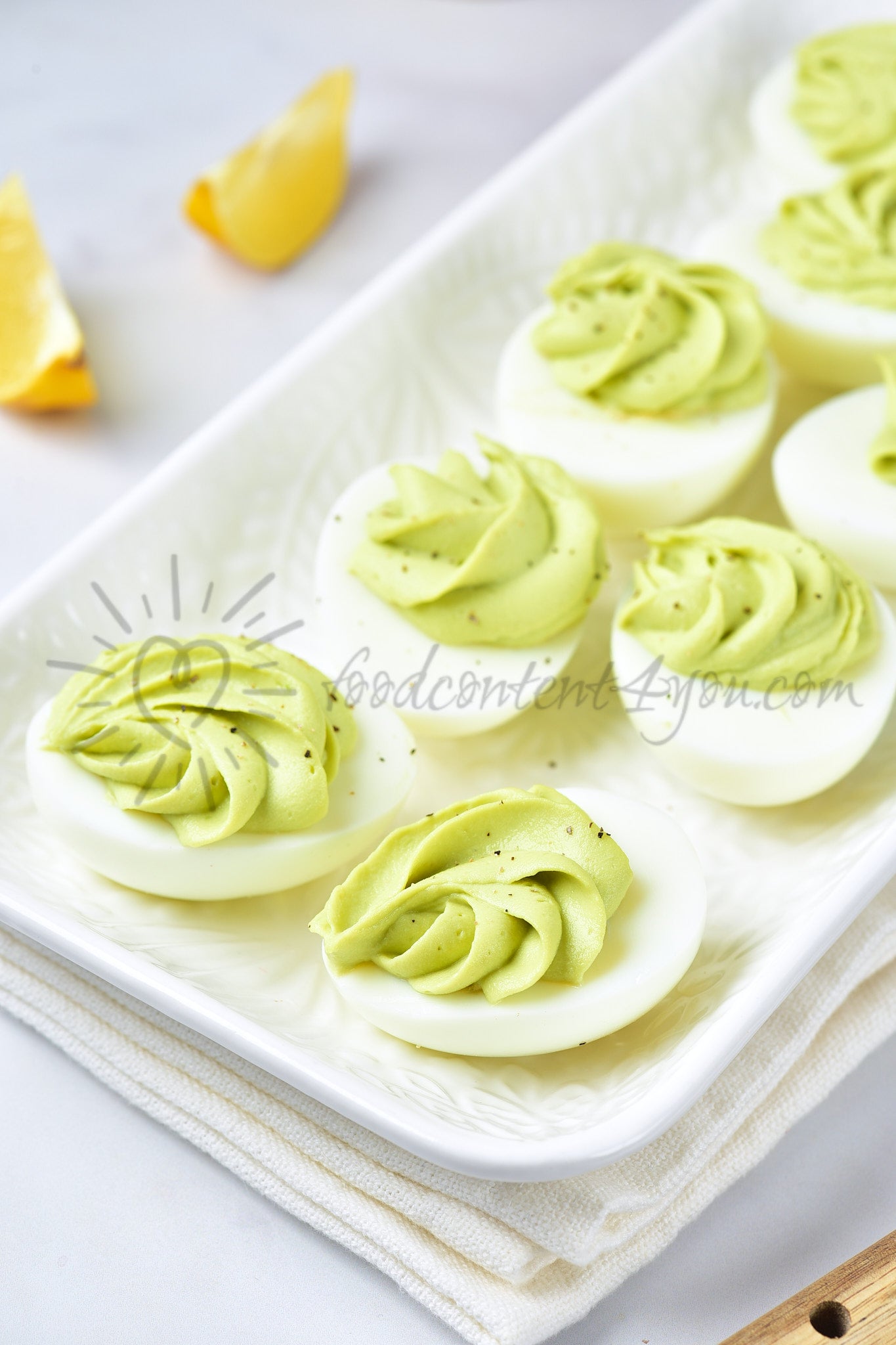 Avocado Deviled Eggs - Set 1 of 5