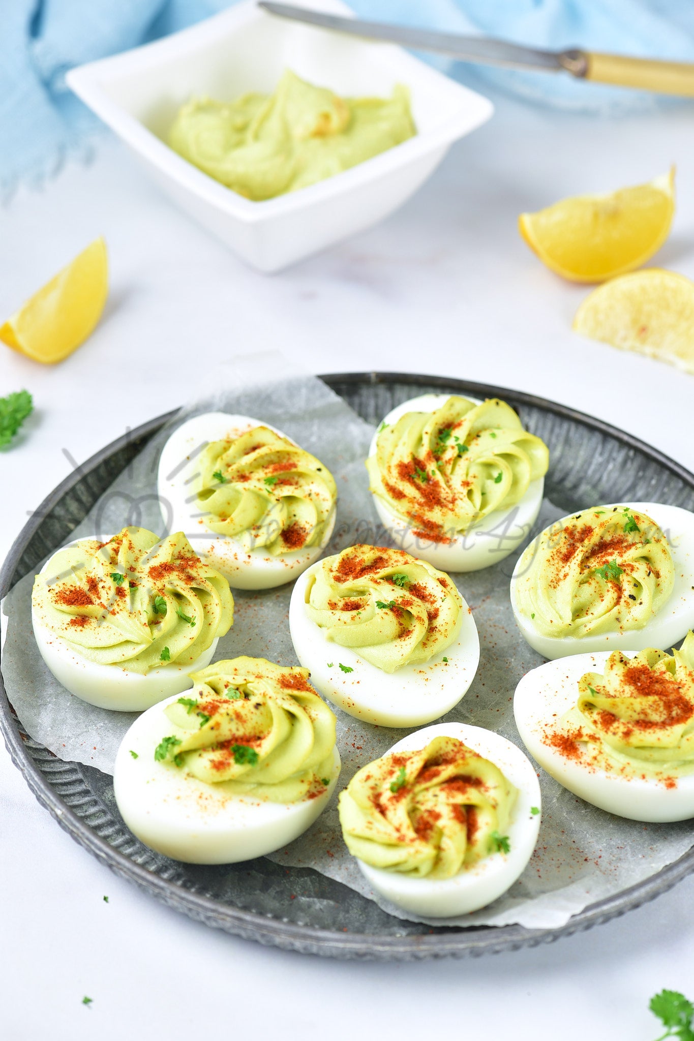 Avocado Deviled Eggs - Set 5 of 5