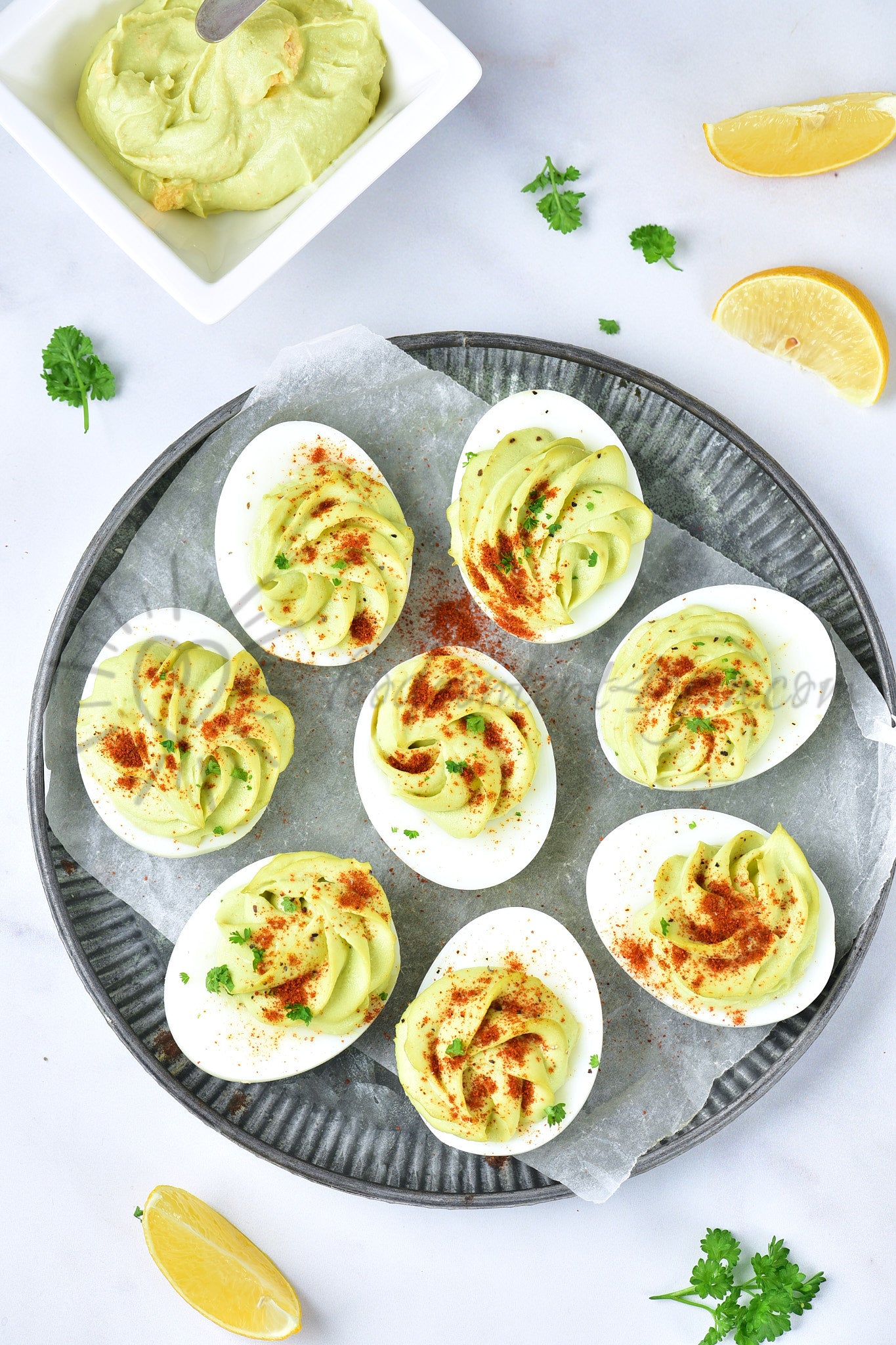Avocado Deviled Eggs - Set 5 of 5