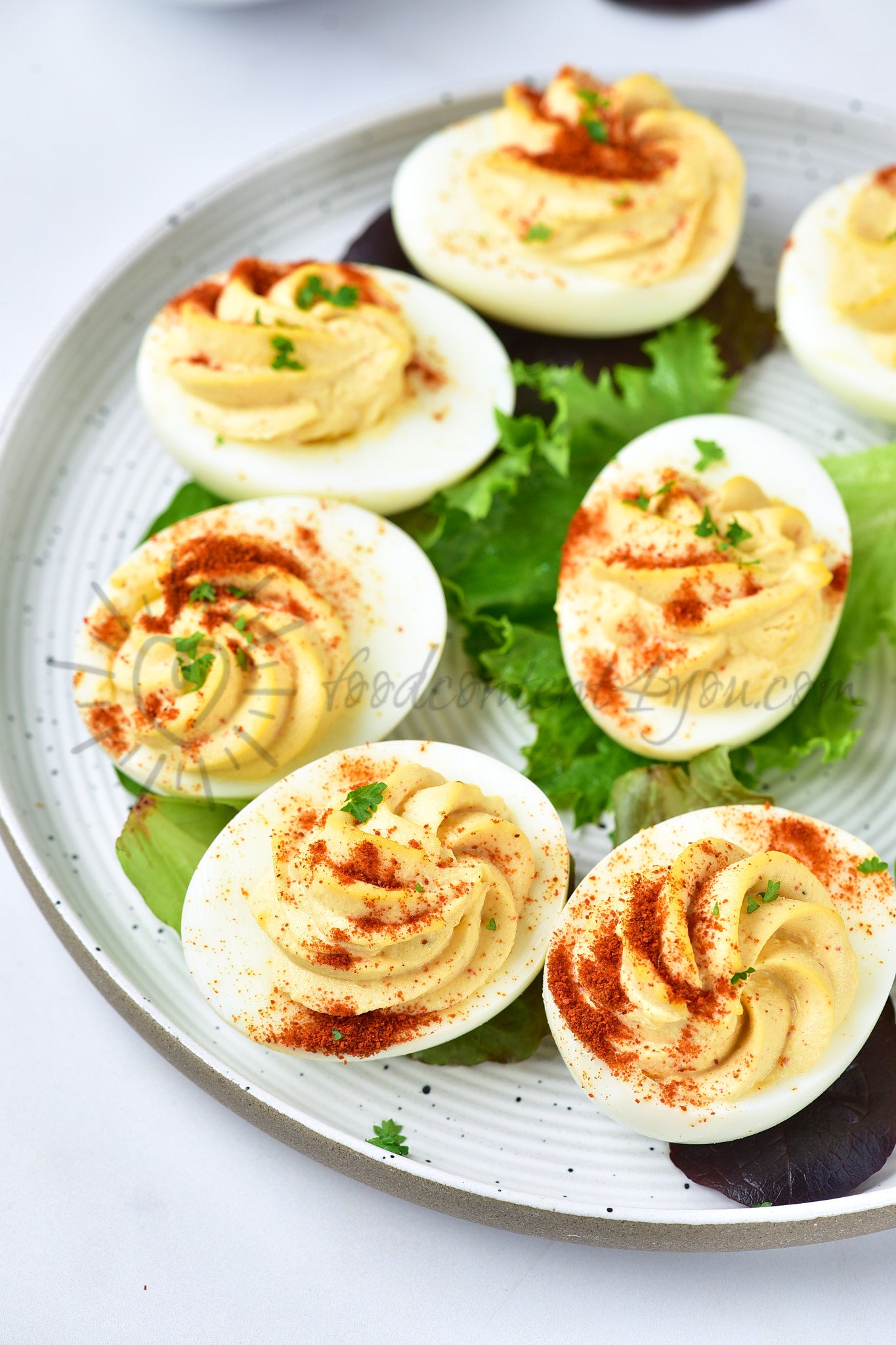Deviled no-mayo Eggs - Set 3 of 5