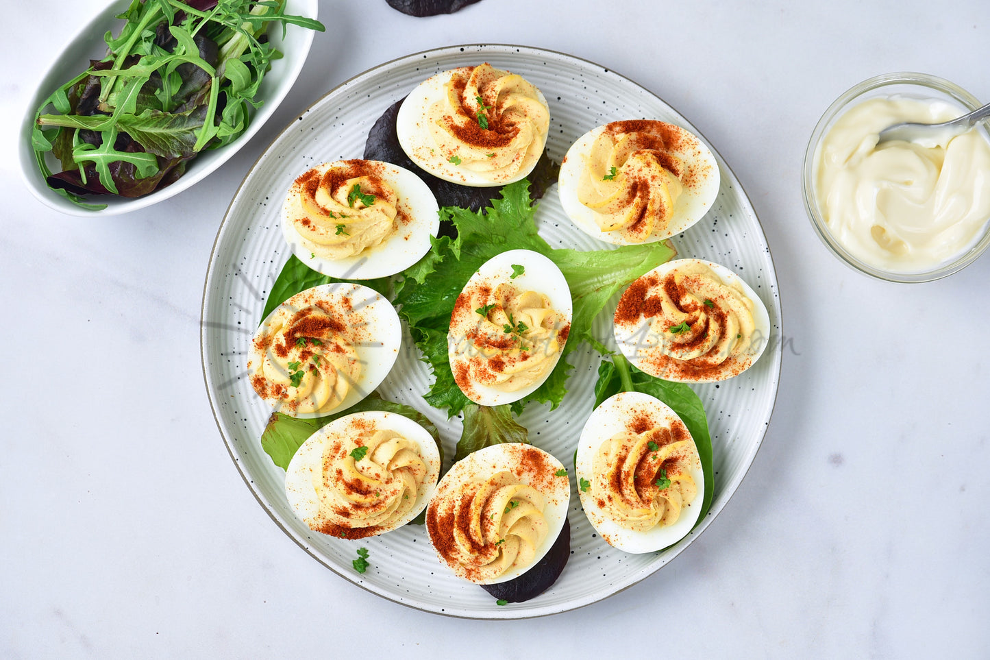 Deviled no-mayo Eggs - Set 3 of 5