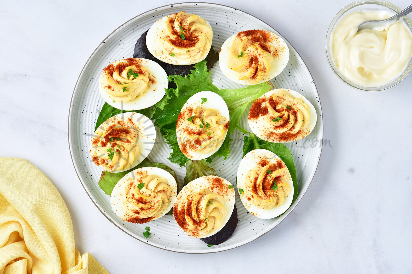 Deviled no-mayo Eggs - Set 3 of 5