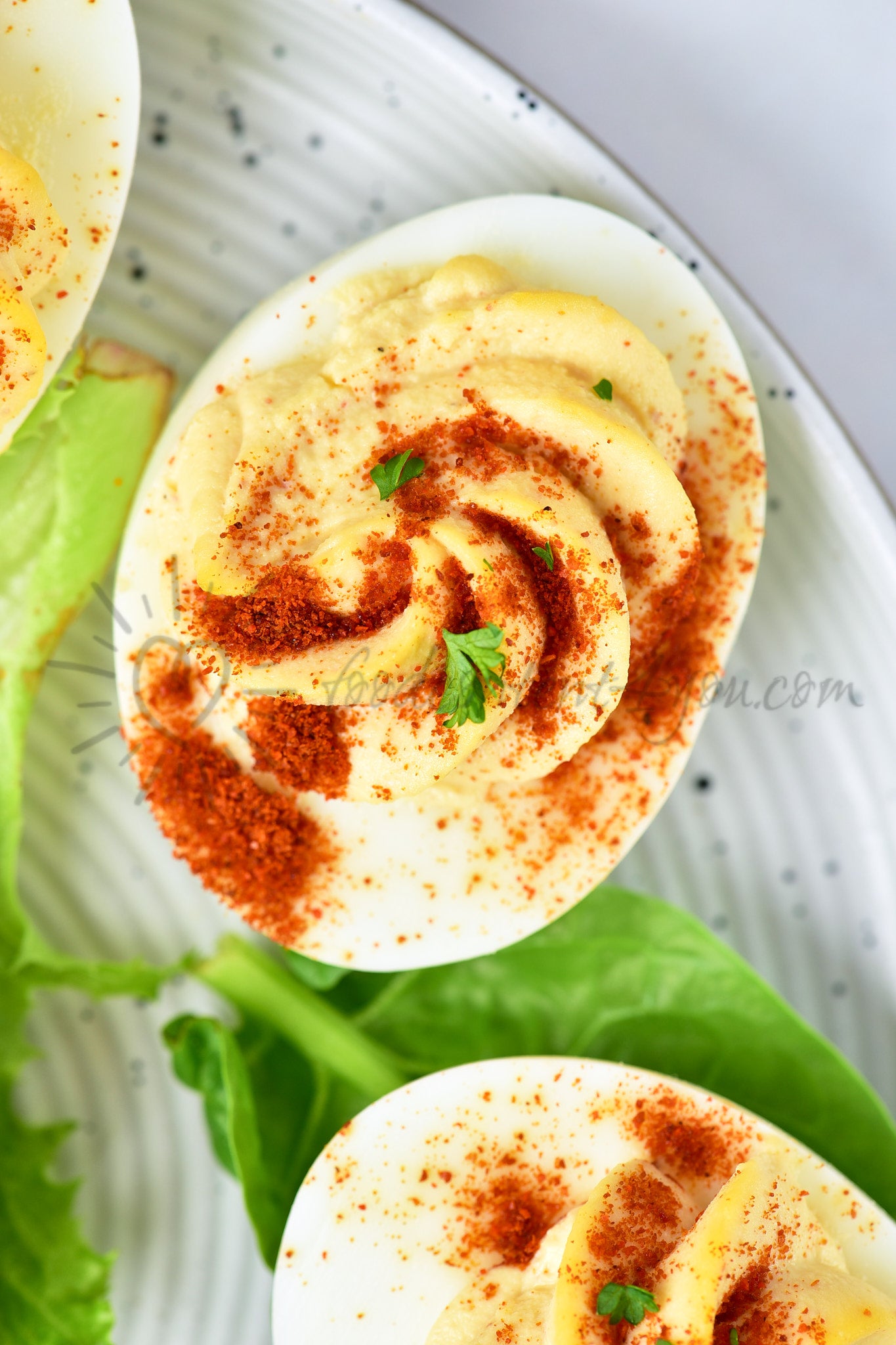 Deviled no-mayo Eggs - Set 3 of 5