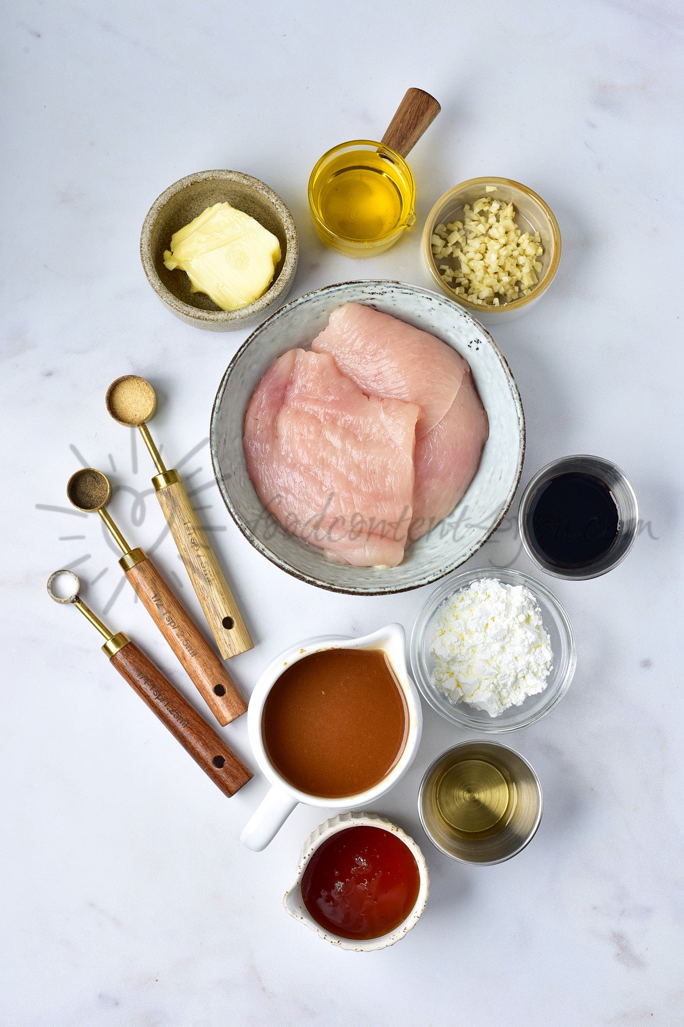 Honey Garlic Chicken - Set 5 of 5