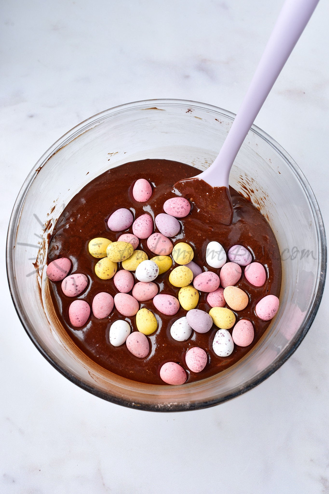 Mini Eggs brownies - Set 3 of 5