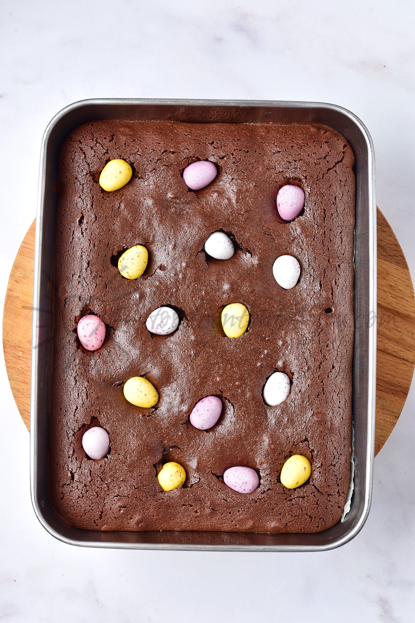 Mini Eggs brownies - Set 3 of 5