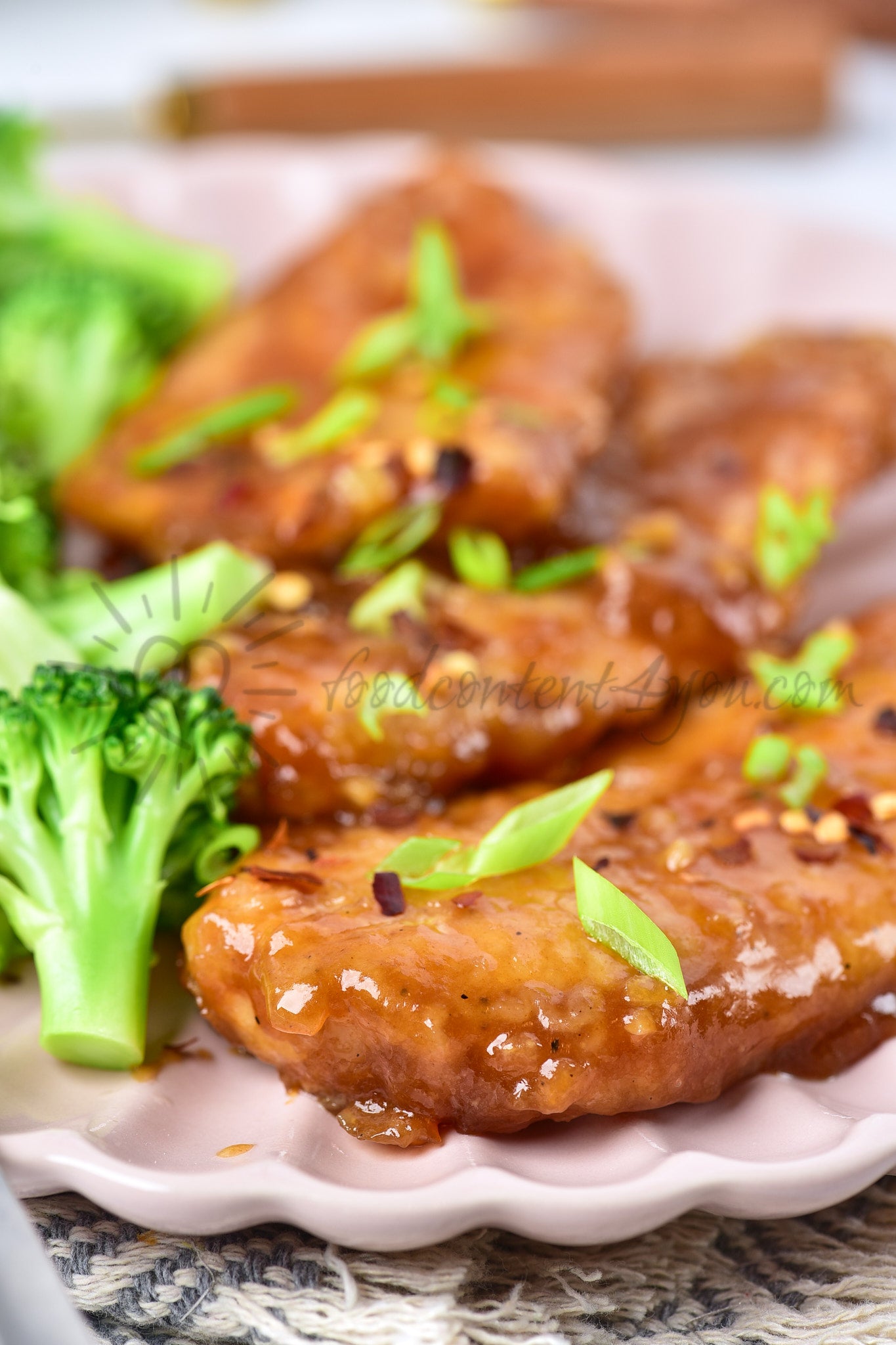 Honey Garlic Chicken - Set 5 of 5
