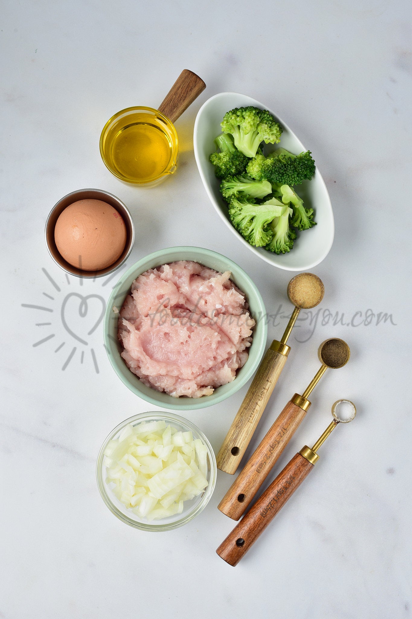 Chicken Broccoli Patties - Set 1 of 5