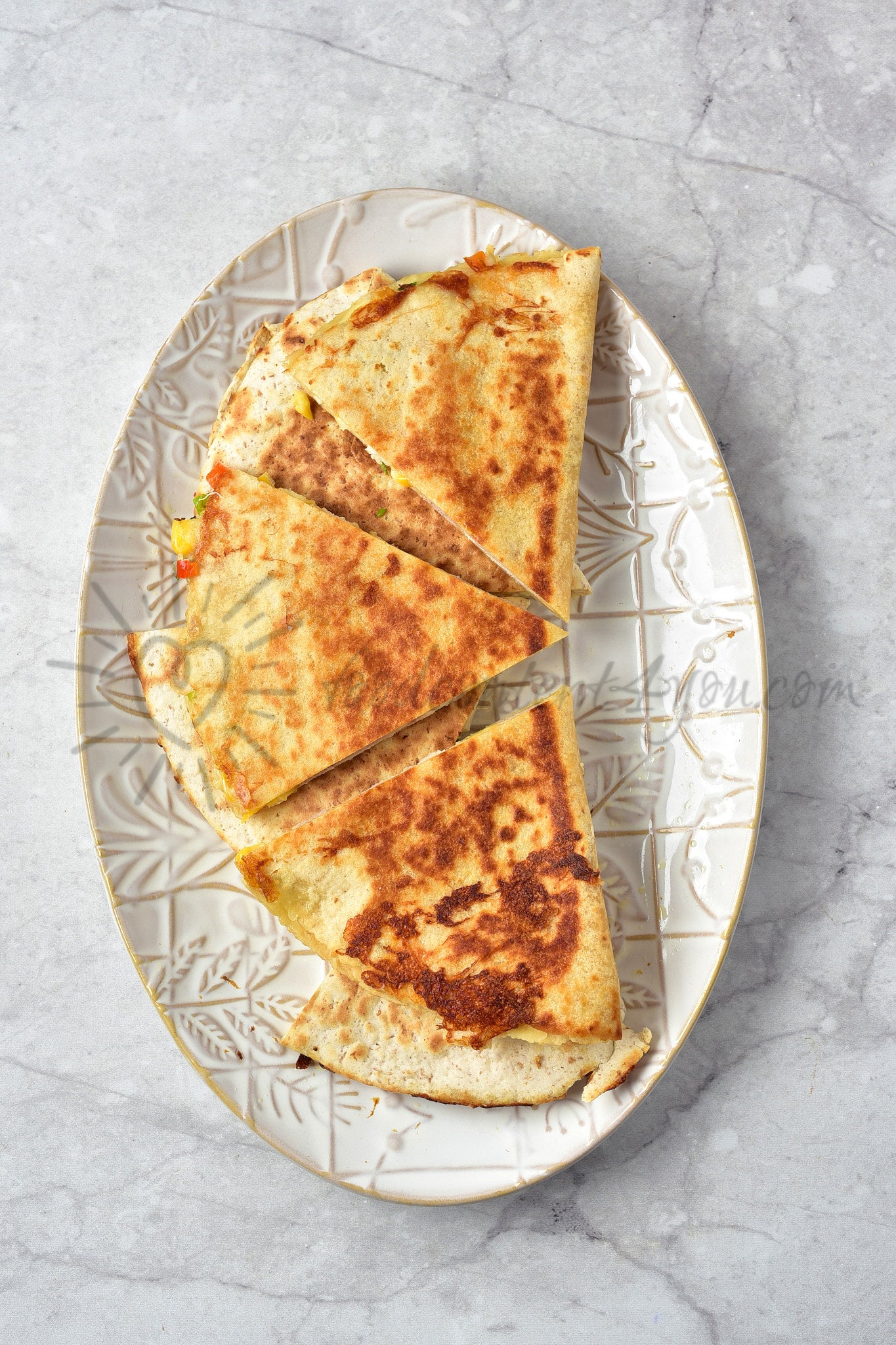 Leftover Turkey Quesadillas - Set 2 of 5