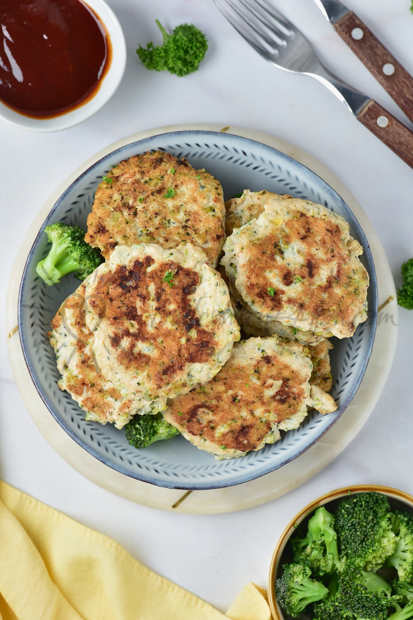 Chicken Broccoli Patties - Set 2 of 5