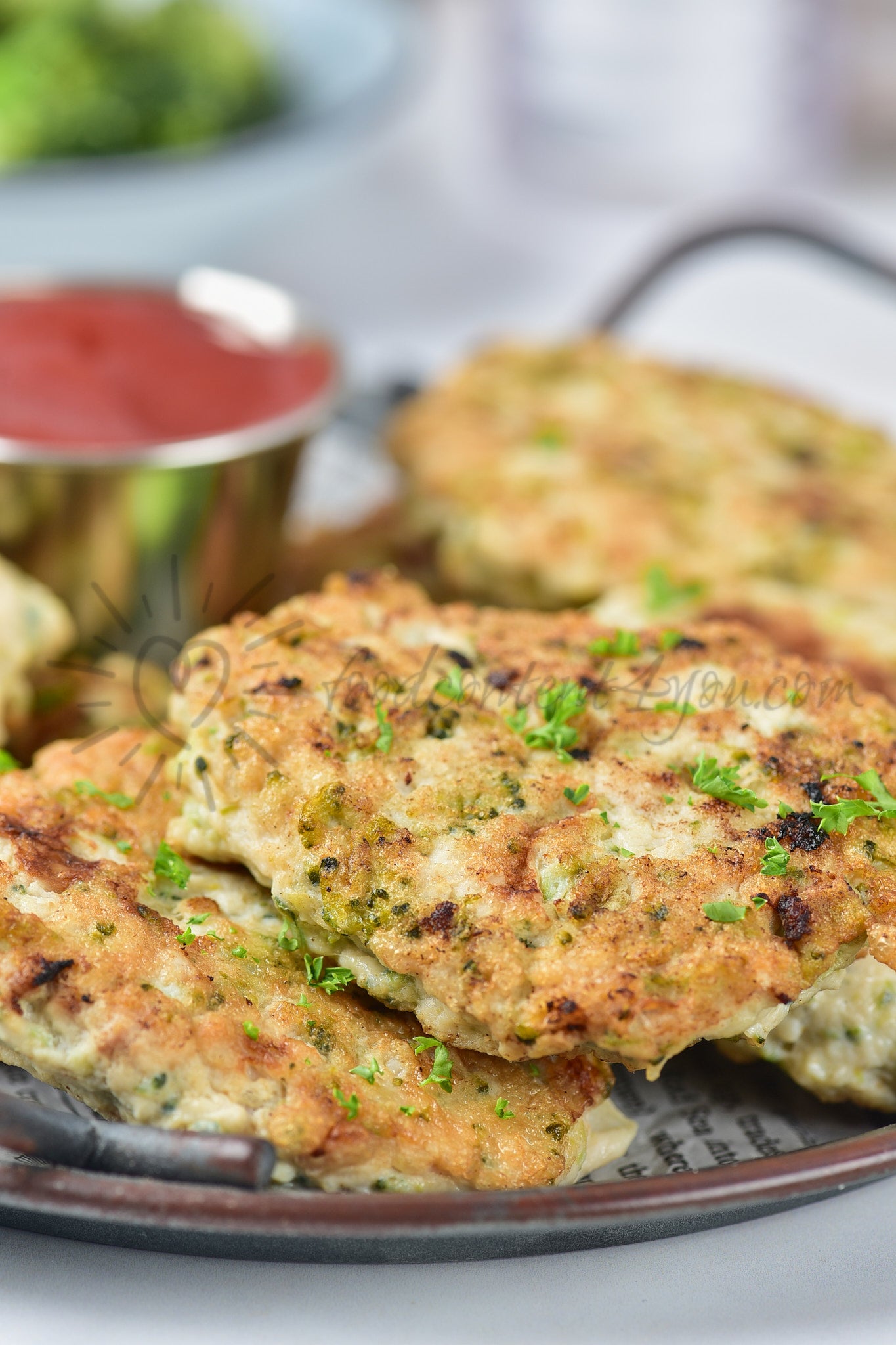 Chicken Broccoli Patties - Set 4 of 5