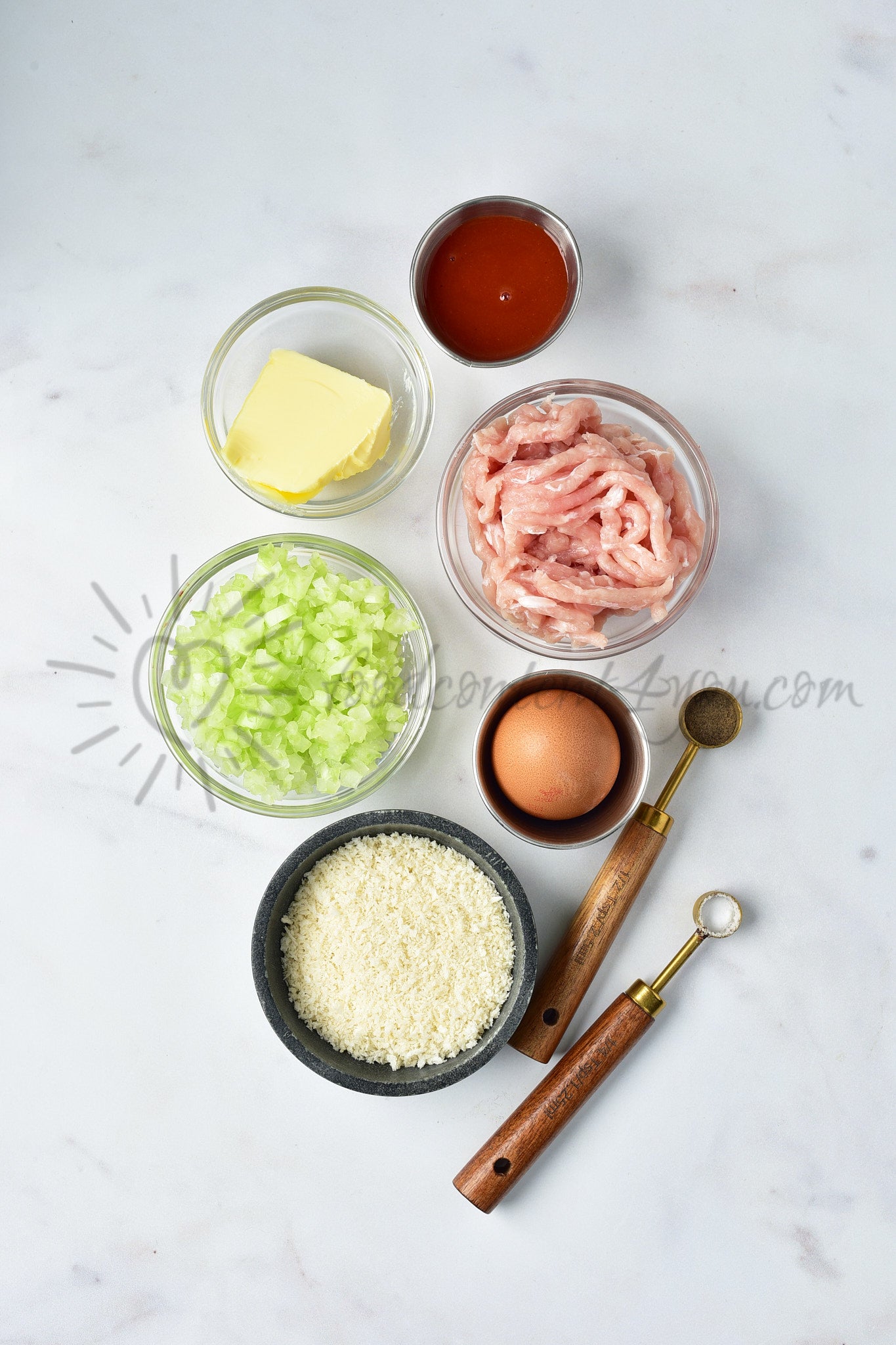 Buffalo Meatballs - Set 5 of 5