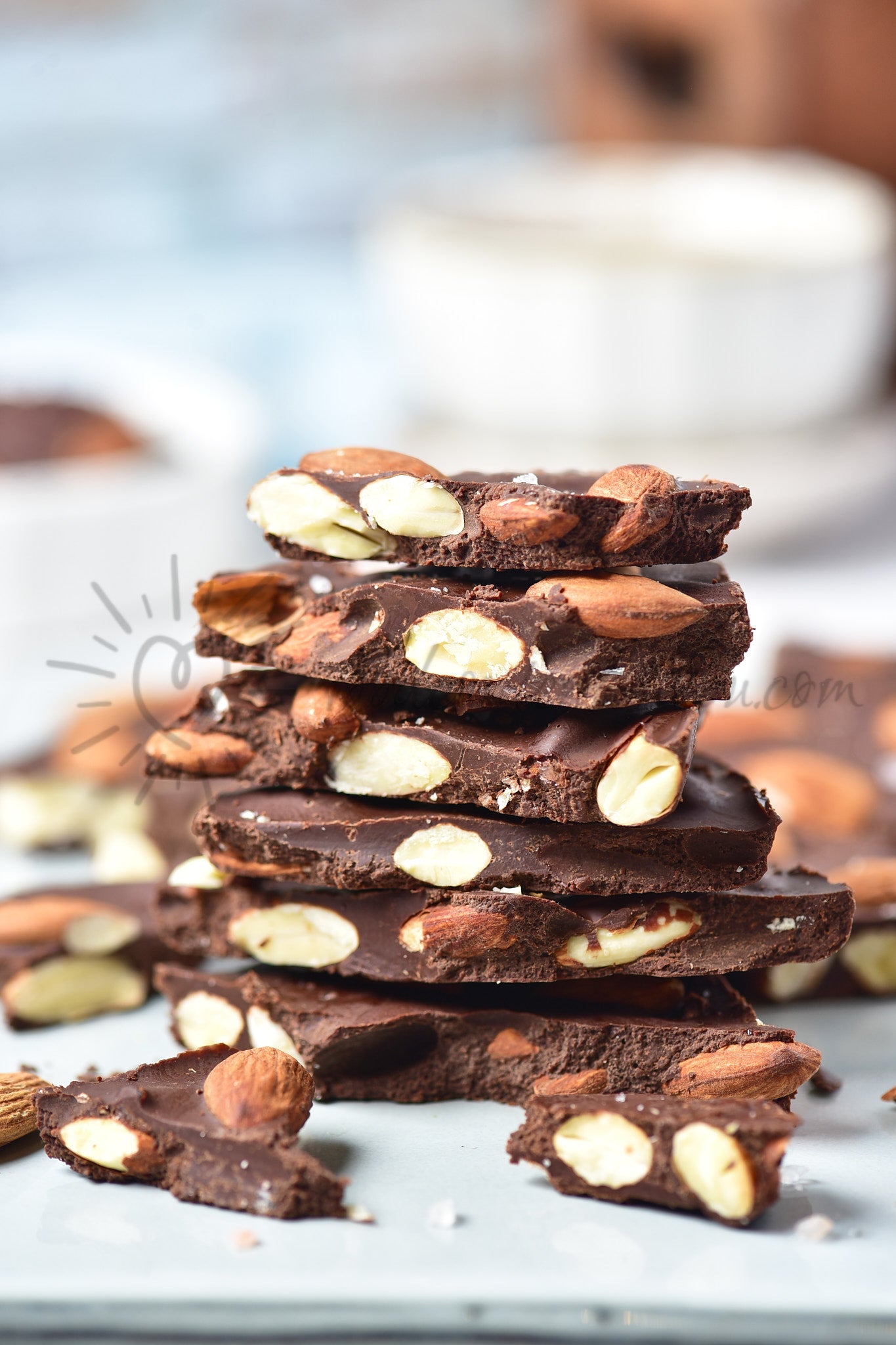 Chocolate Almond Bark - Set 4 of 5