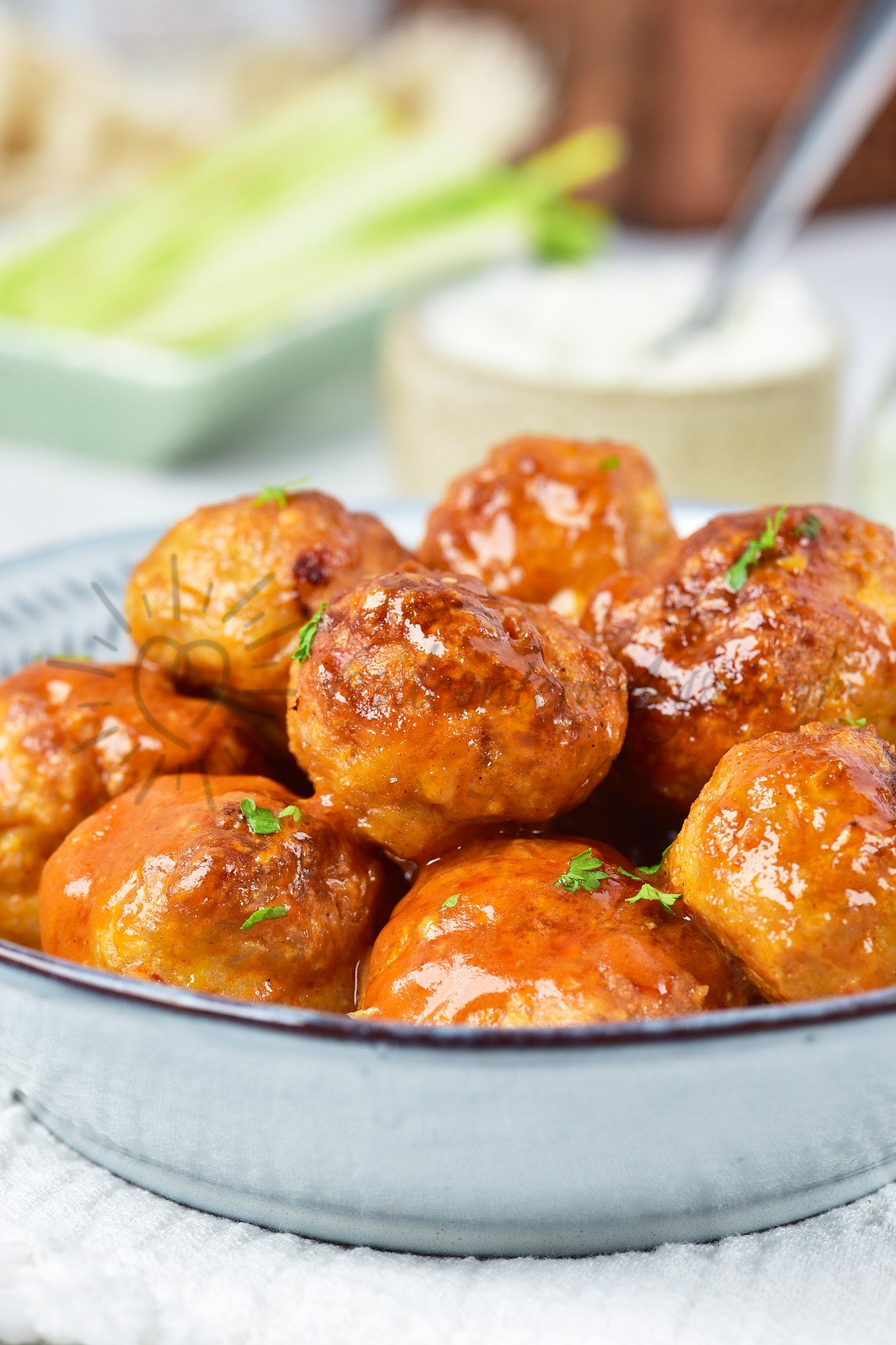 Buffalo Meatballs - Set 3 of 5
