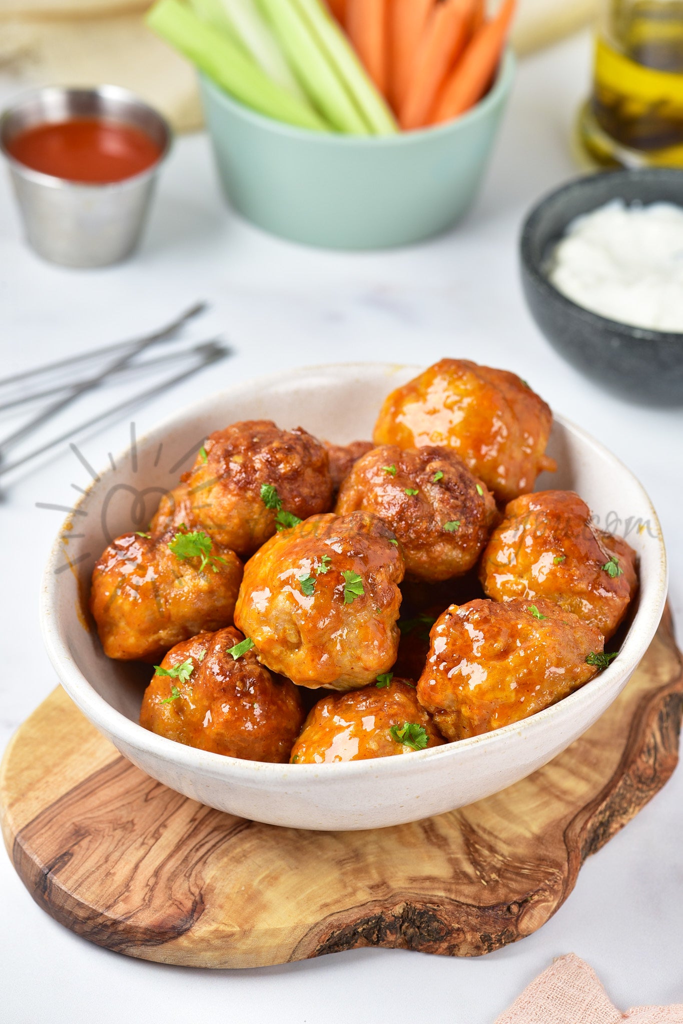 Buffalo Meatballs - Set 4 of 5