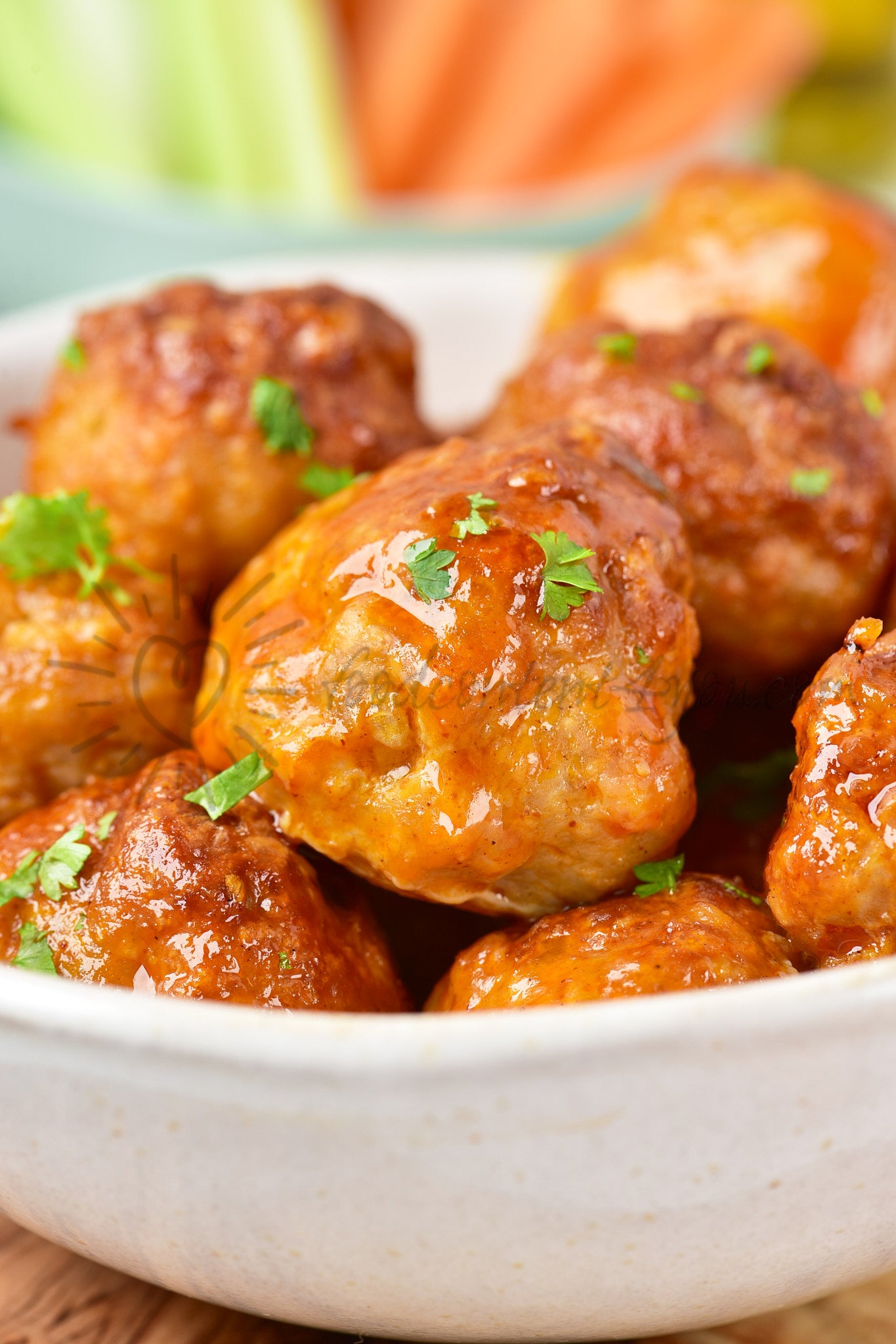 Buffalo Meatballs - Set 4 of 5