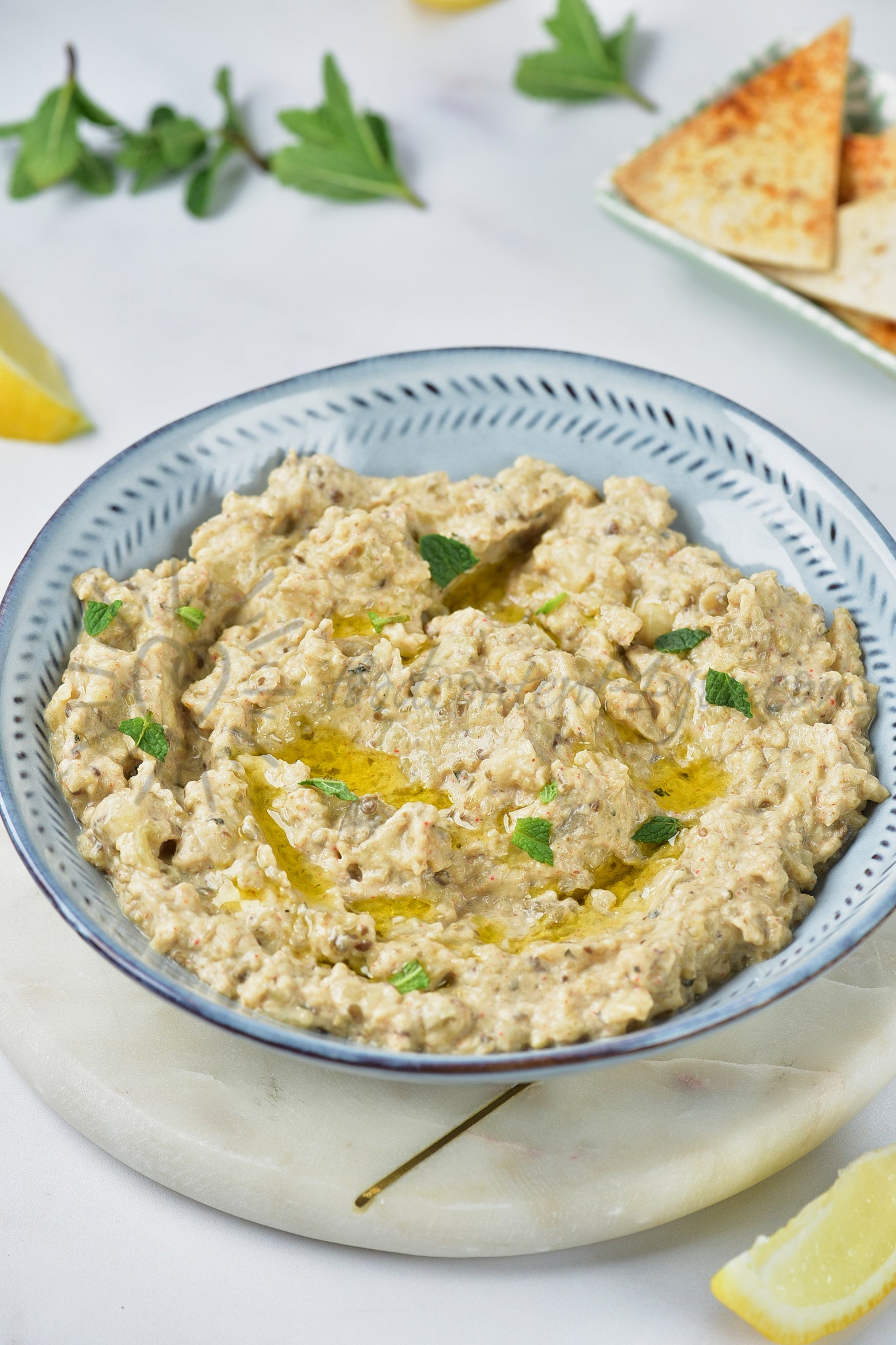 Baba Ganoush (Eggplant Dip) - Set 1 of 5