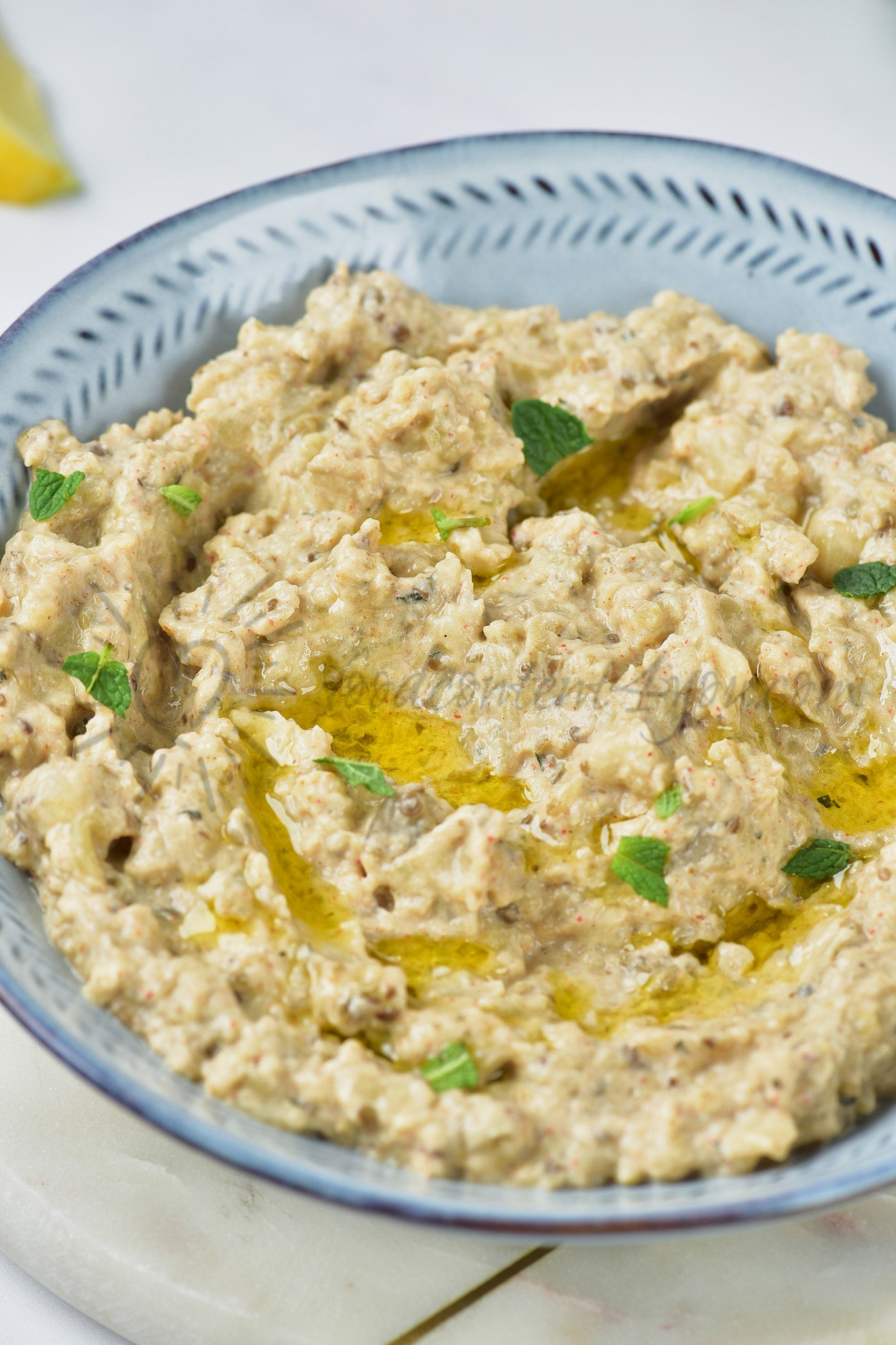 Baba Ganoush (Eggplant Dip) - Set 1 of 5