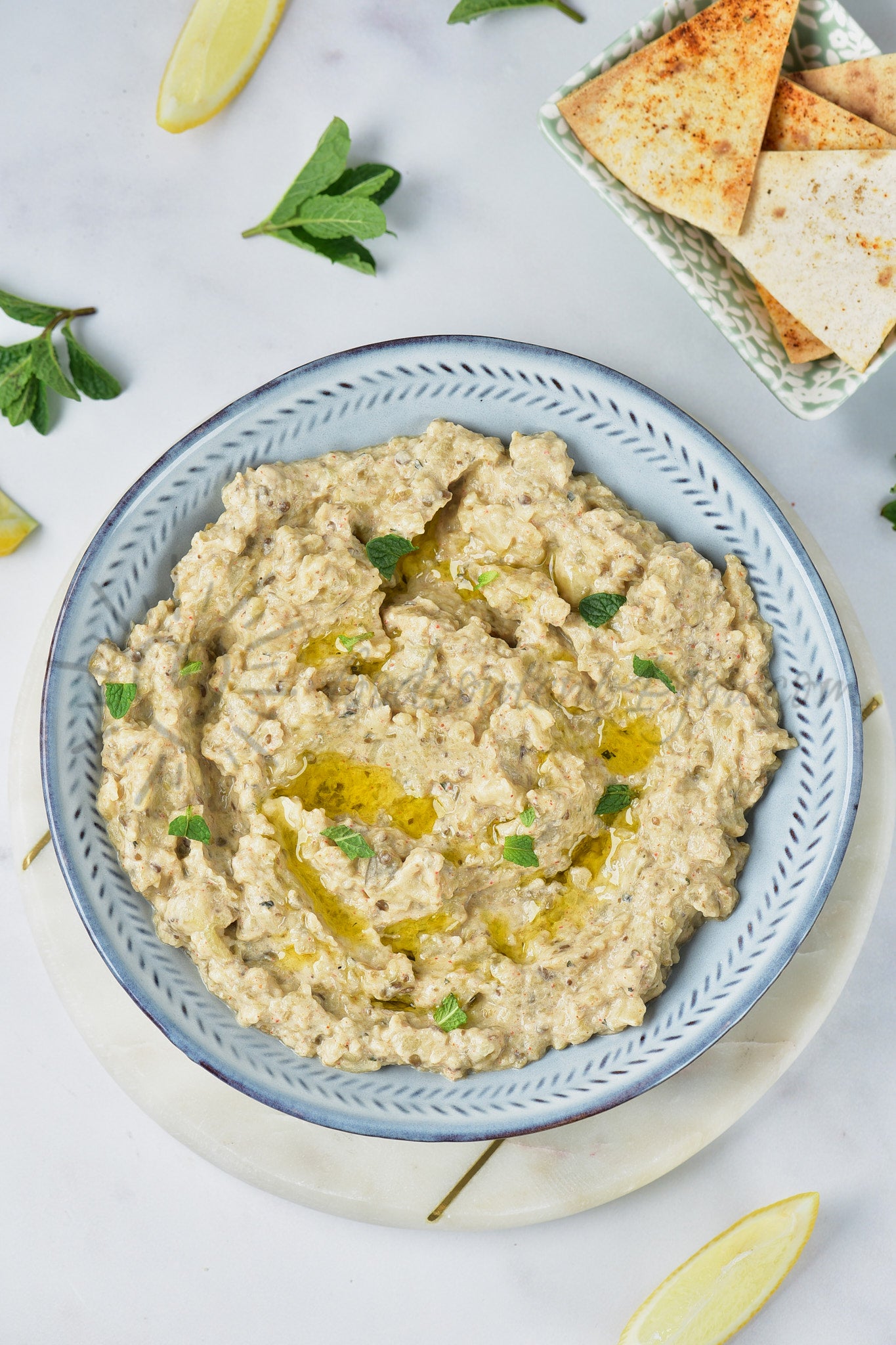 Baba Ganoush (Eggplant Dip) - Set 1 of 5
