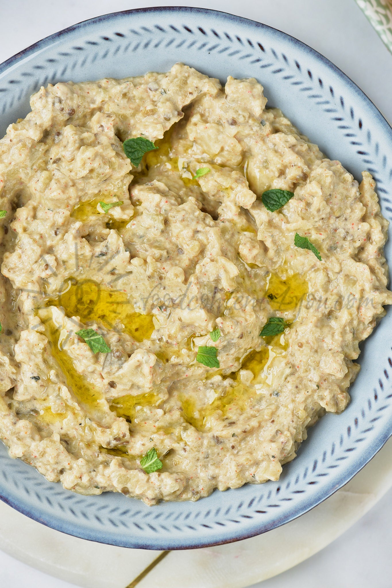Baba Ganoush (Eggplant Dip) - Set 1 of 5