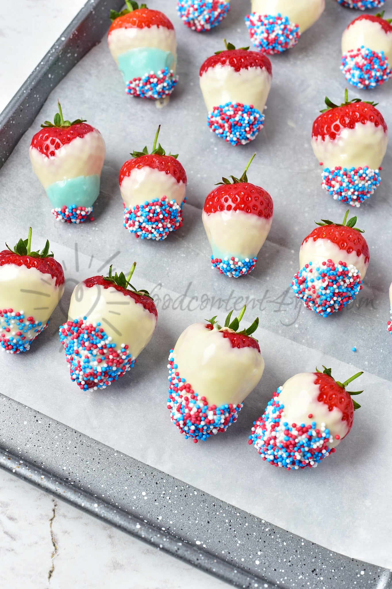 4th of July strawberries - Set 3 of 5