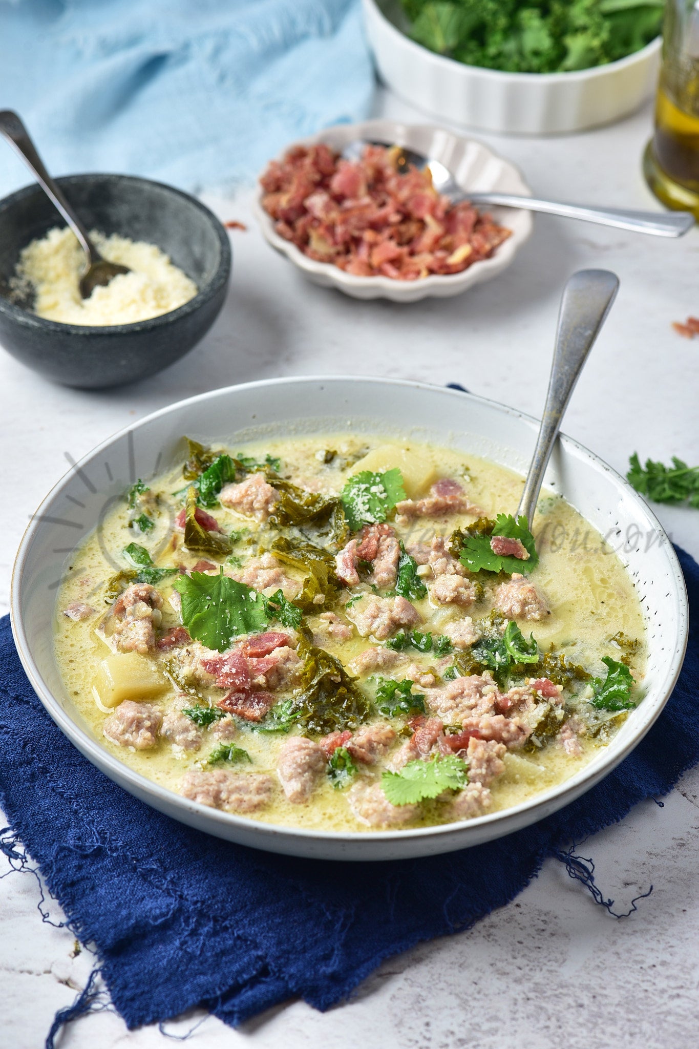 Zuppa Toscana (Olive Garden Copycat) - Set 5 of 5