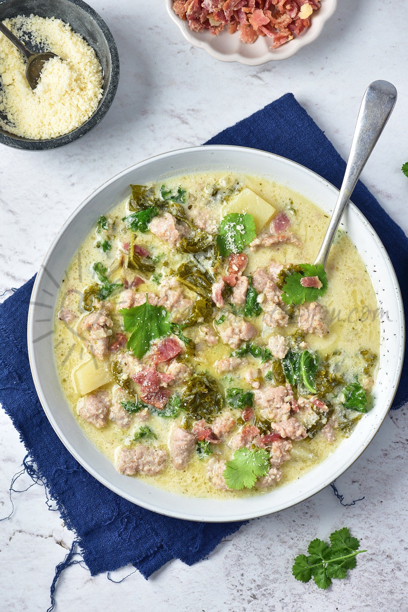 Zuppa Toscana (Olive Garden Copycat) - Set 5 of 5