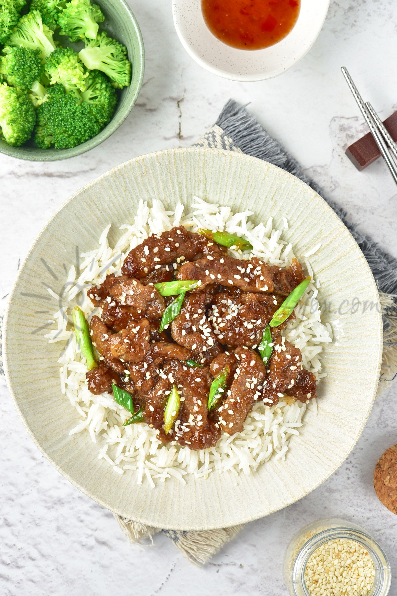 Mongolian Beef - Set 4 of 5