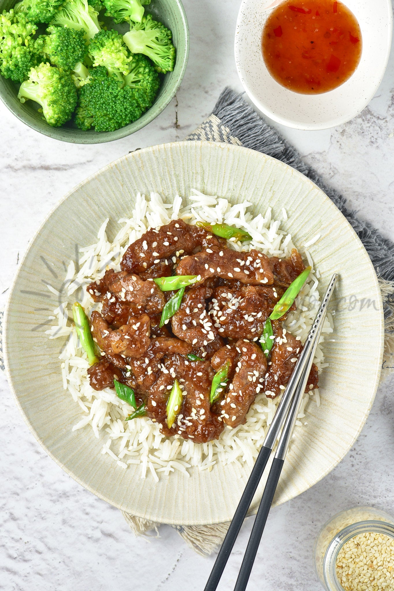 Mongolian Beef - Set 4 of 5