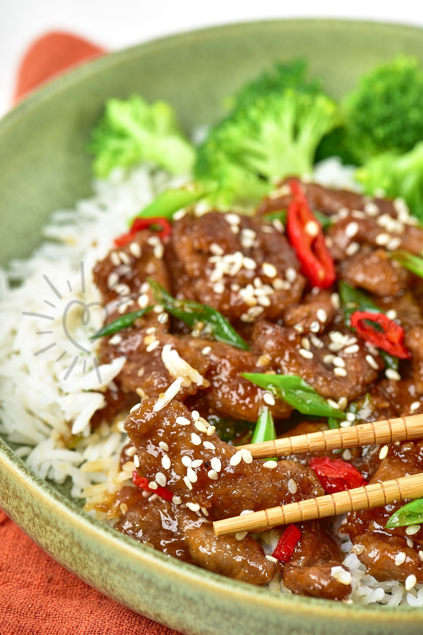 Mongolian Beef - Set 5 of 5