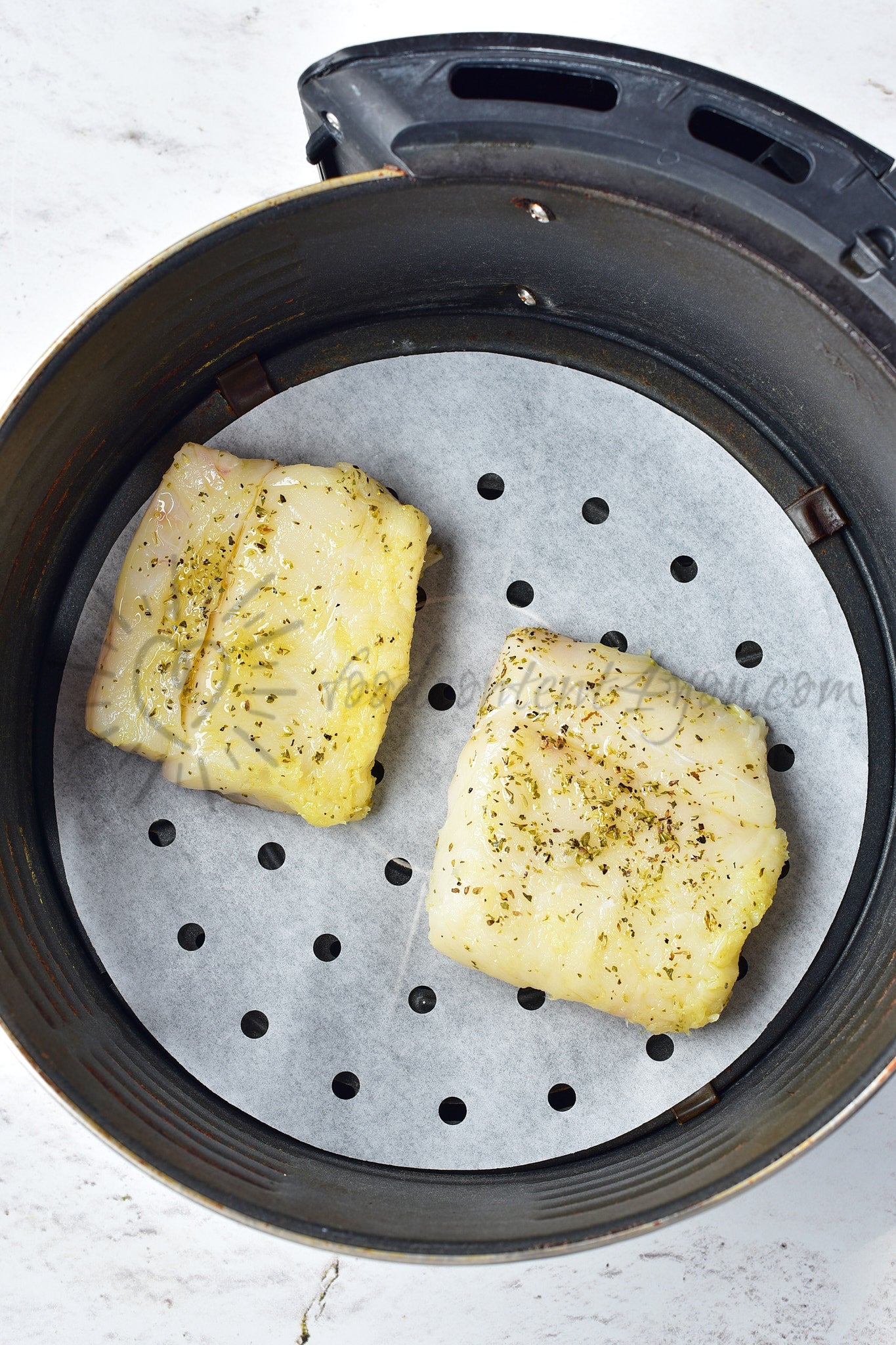 Air Fryer Cod Salad