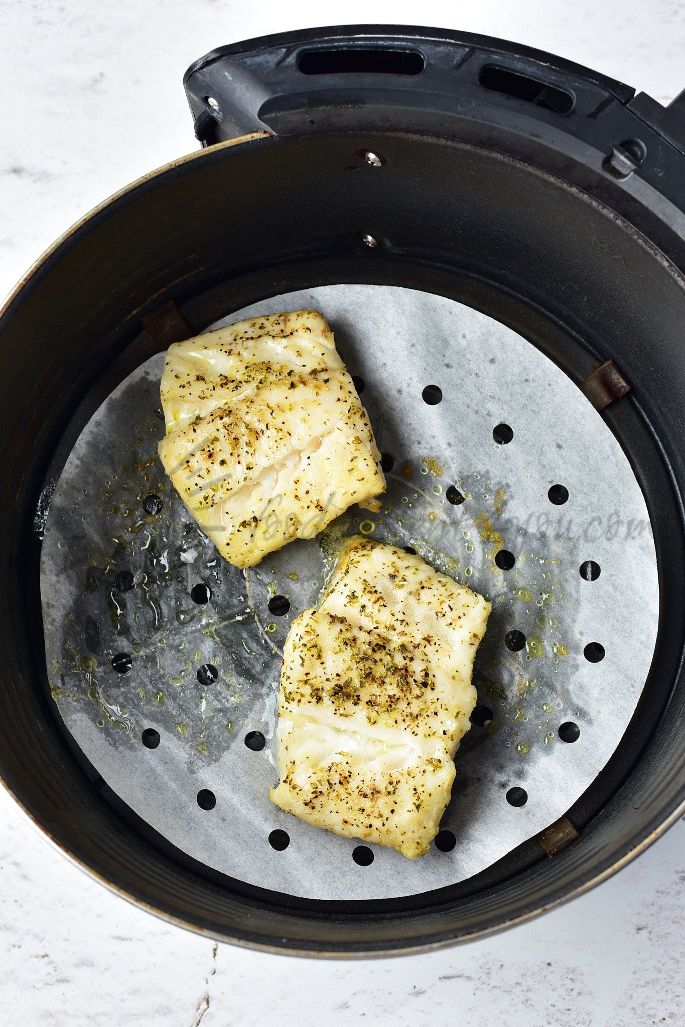 Air Fryer Cod Salad