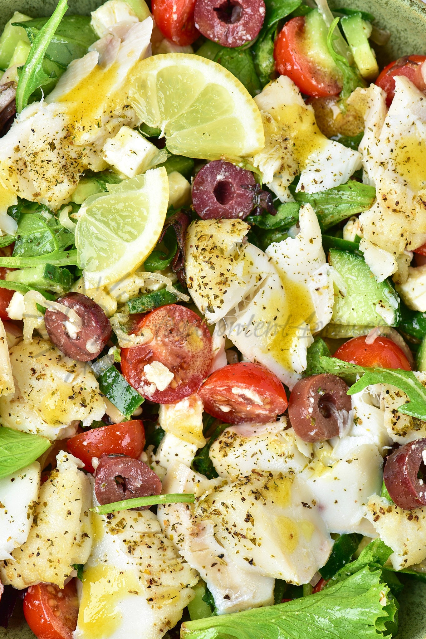 Air Fryer Cod Salad