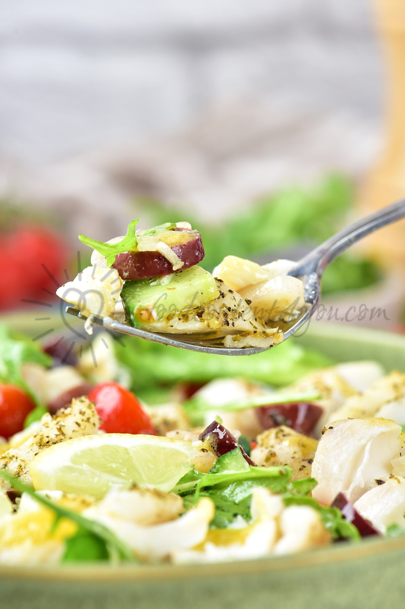 Air Fryer Cod Salad
