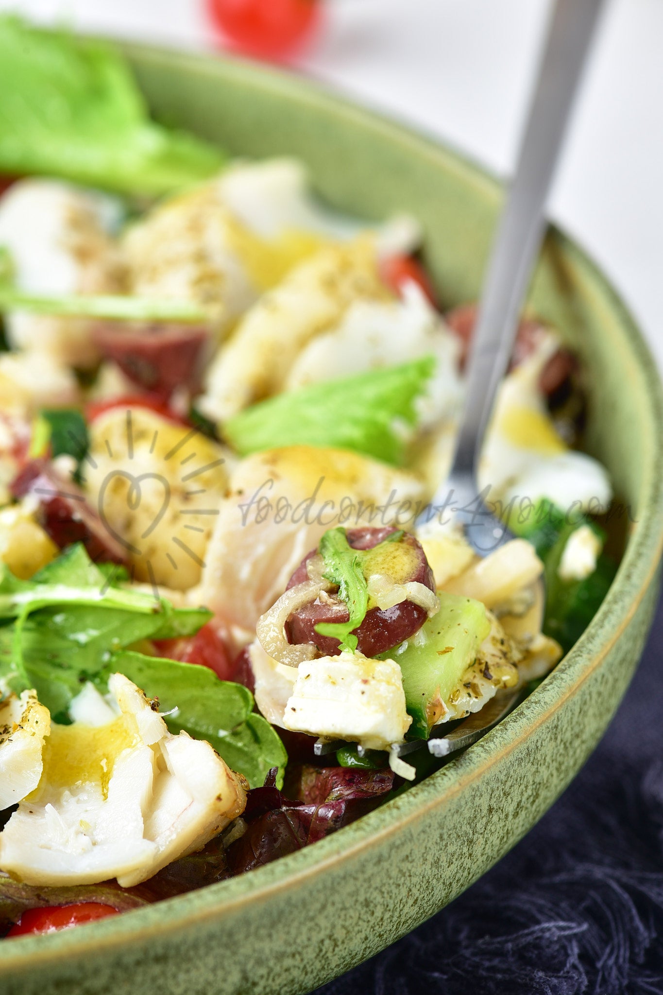 Air Fryer Cod Salad