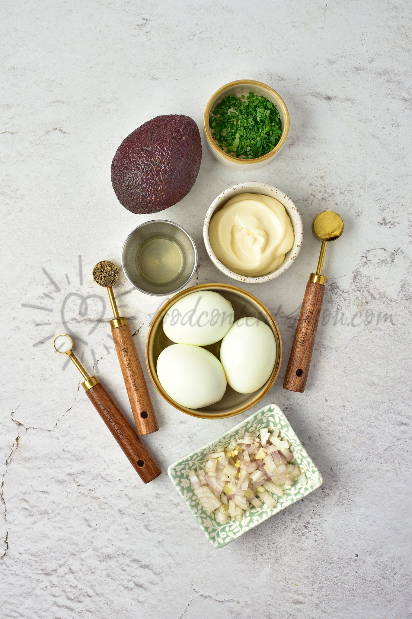 Avocado Egg Salad - Set 1 of 5