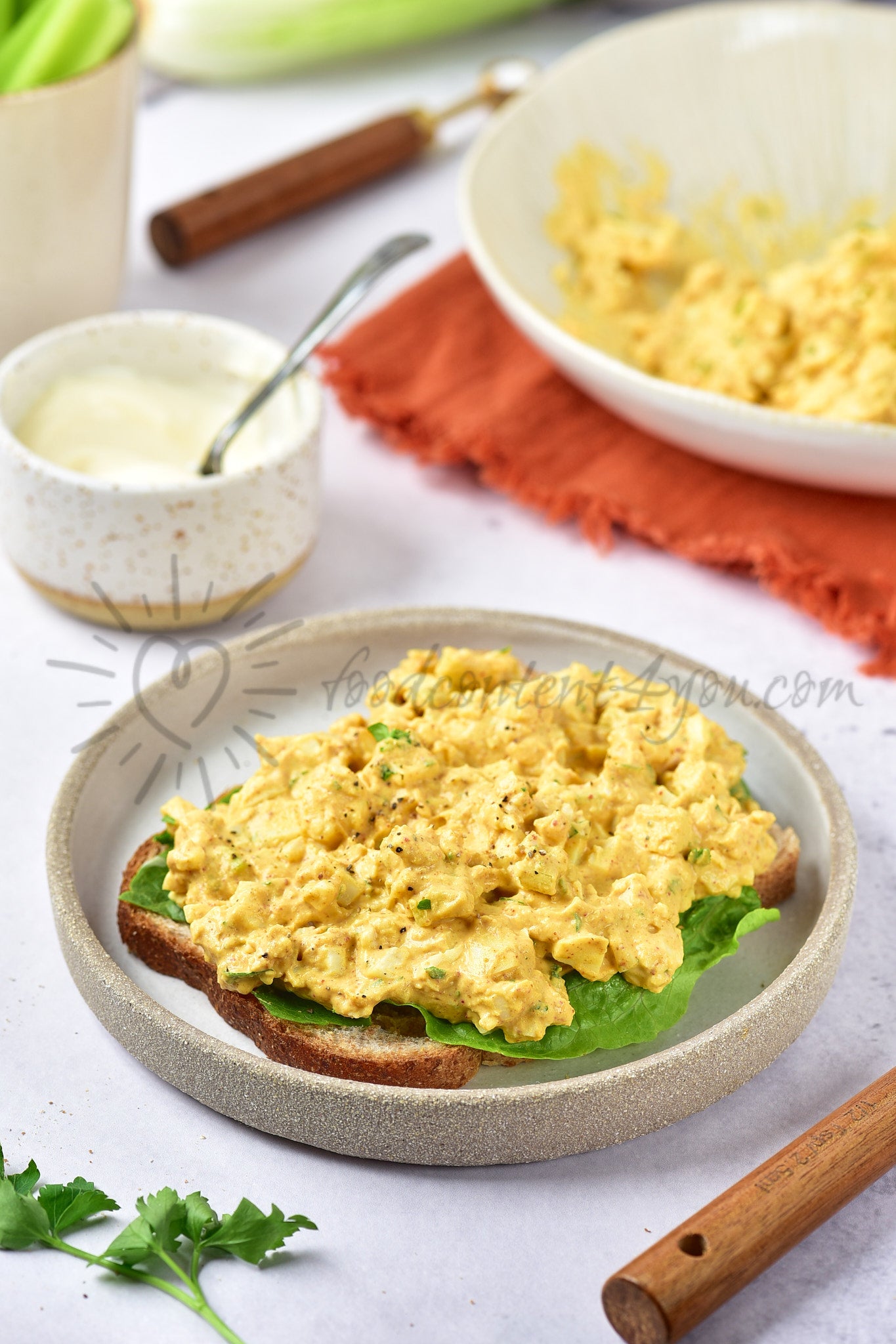 Curried Egg Salad - Set 3 of 5