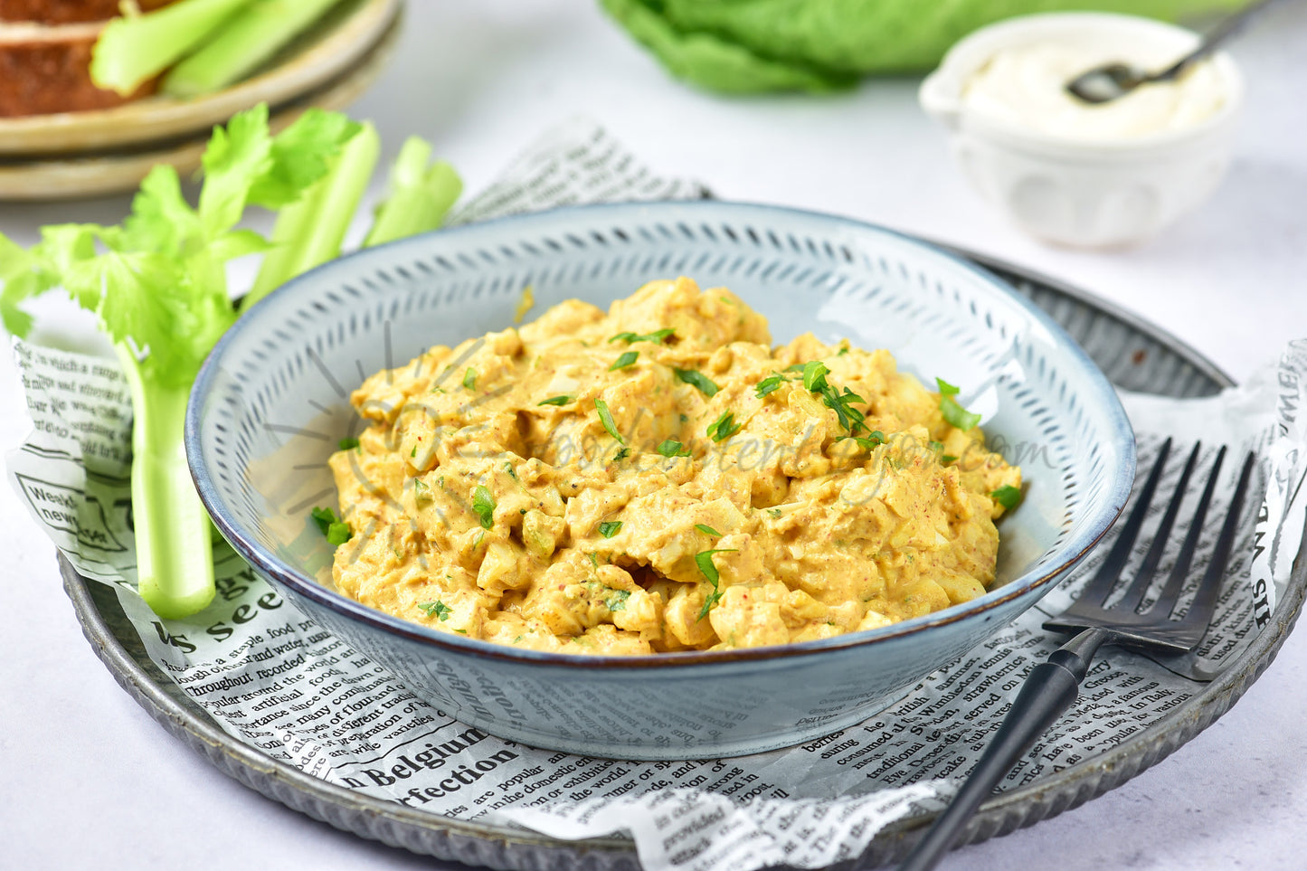 Curried Egg Salad - Set 4 of 5